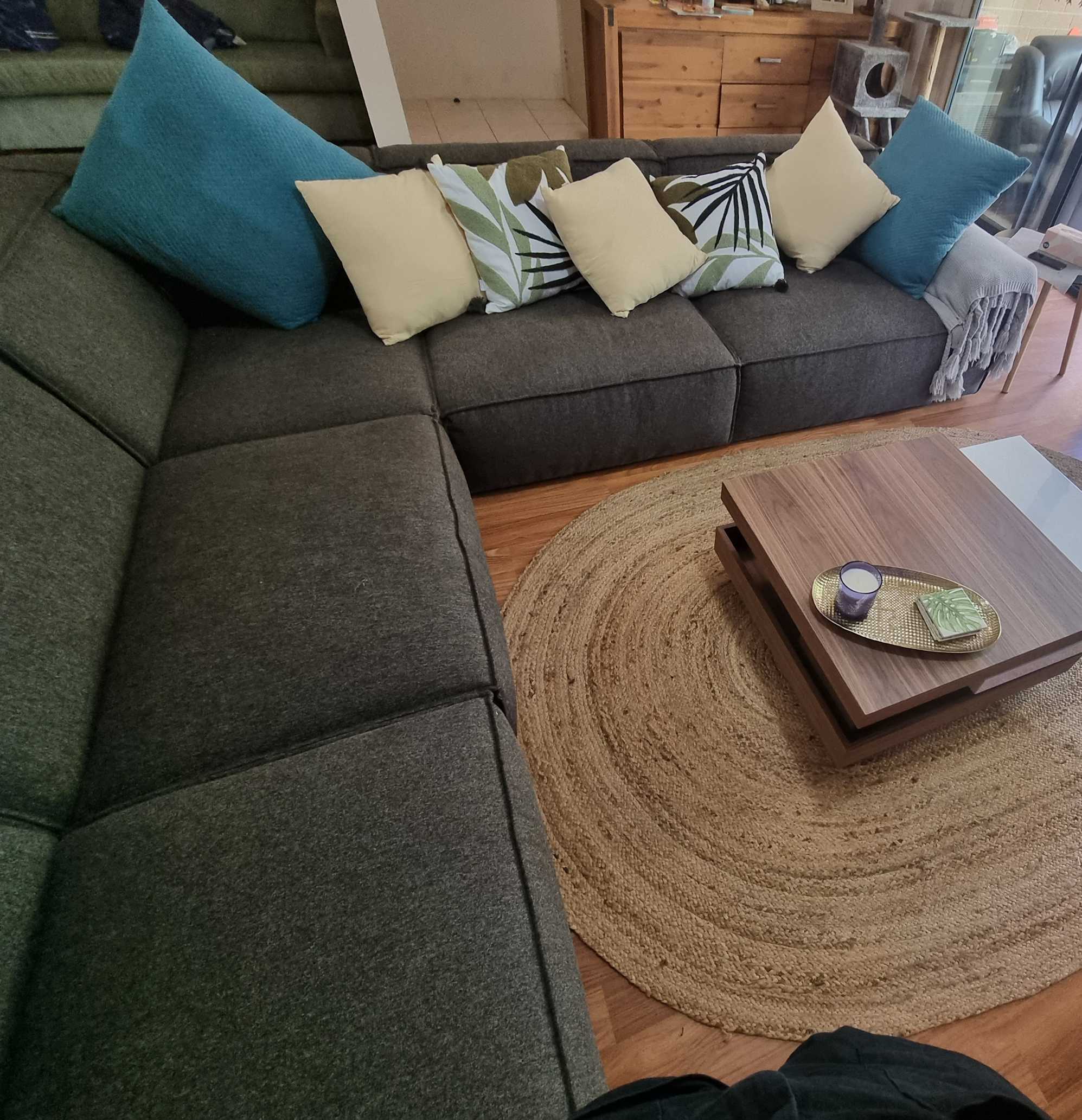 So happy with our choice of sofa!
