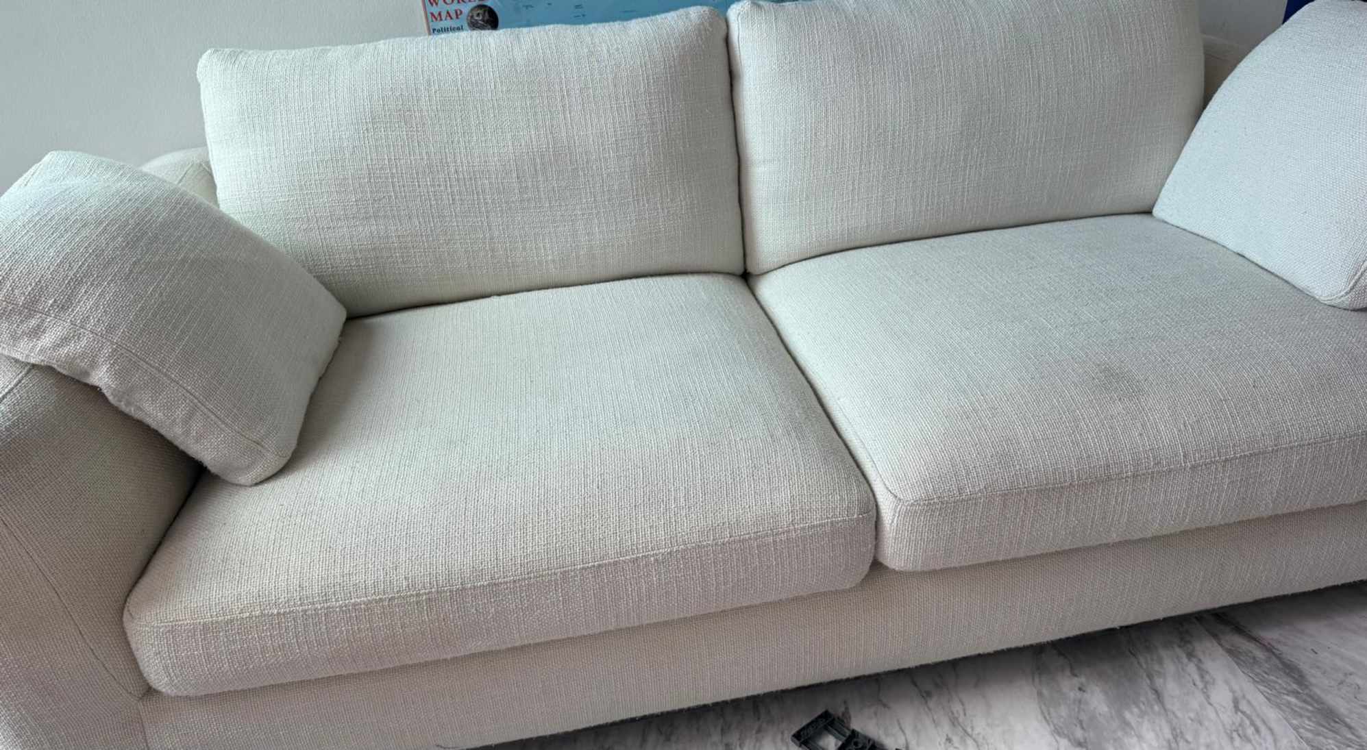 hamilton 3 seater fabric sofa