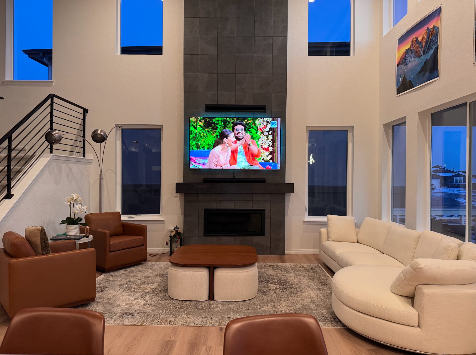 Looks great with the matching couch