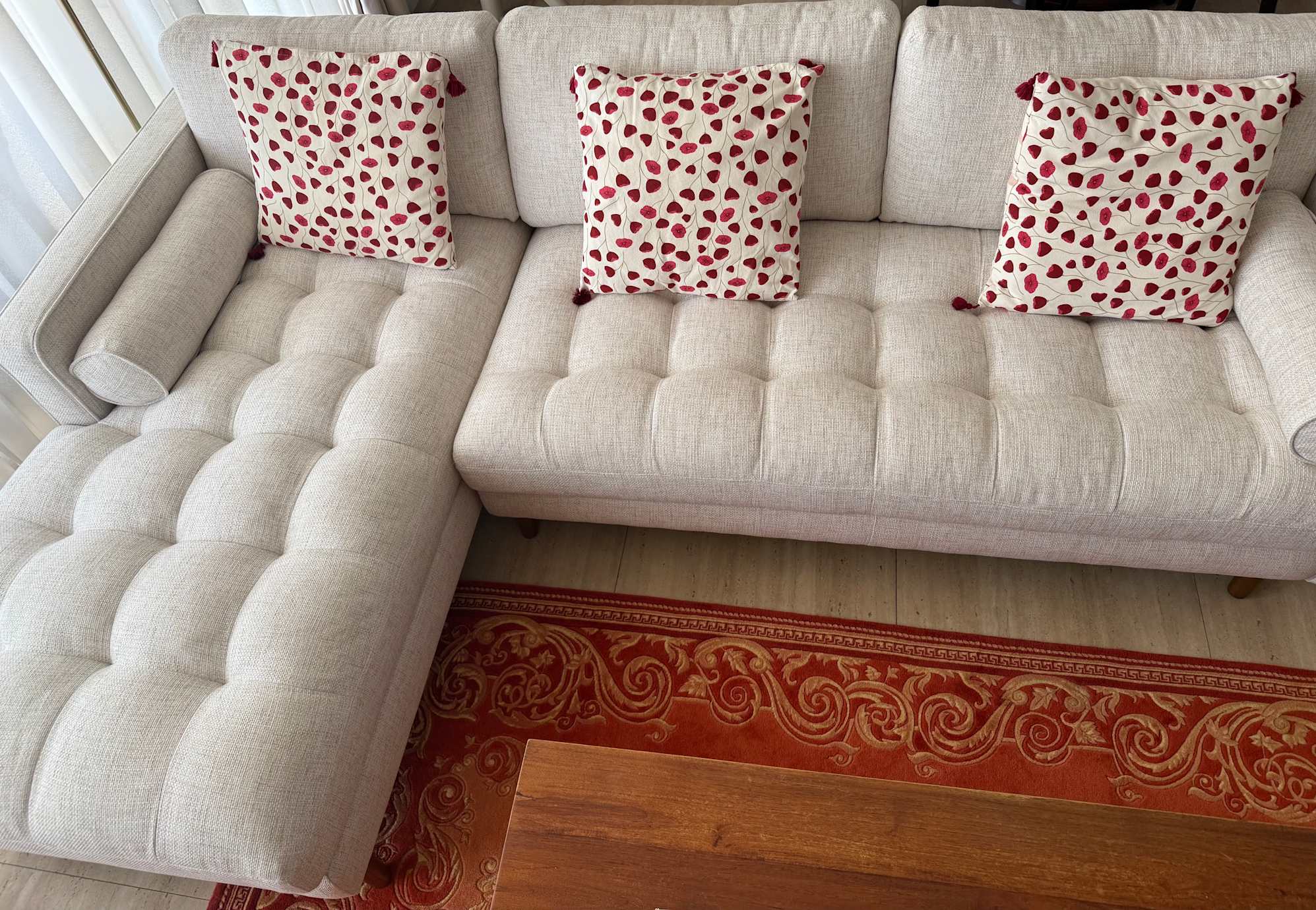Comfortable and elegant sofa
