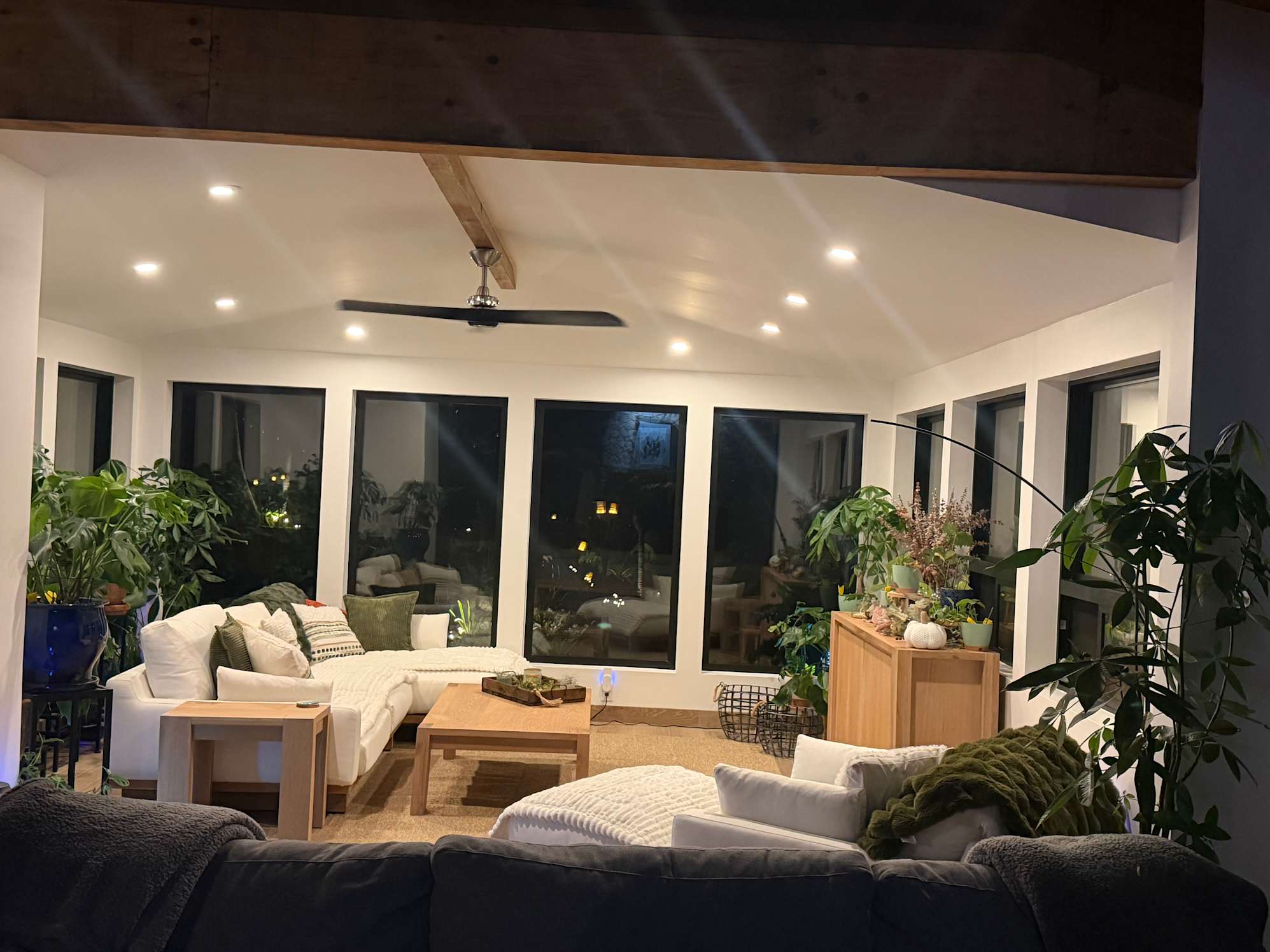 Beautiful deep comfortable sectional
