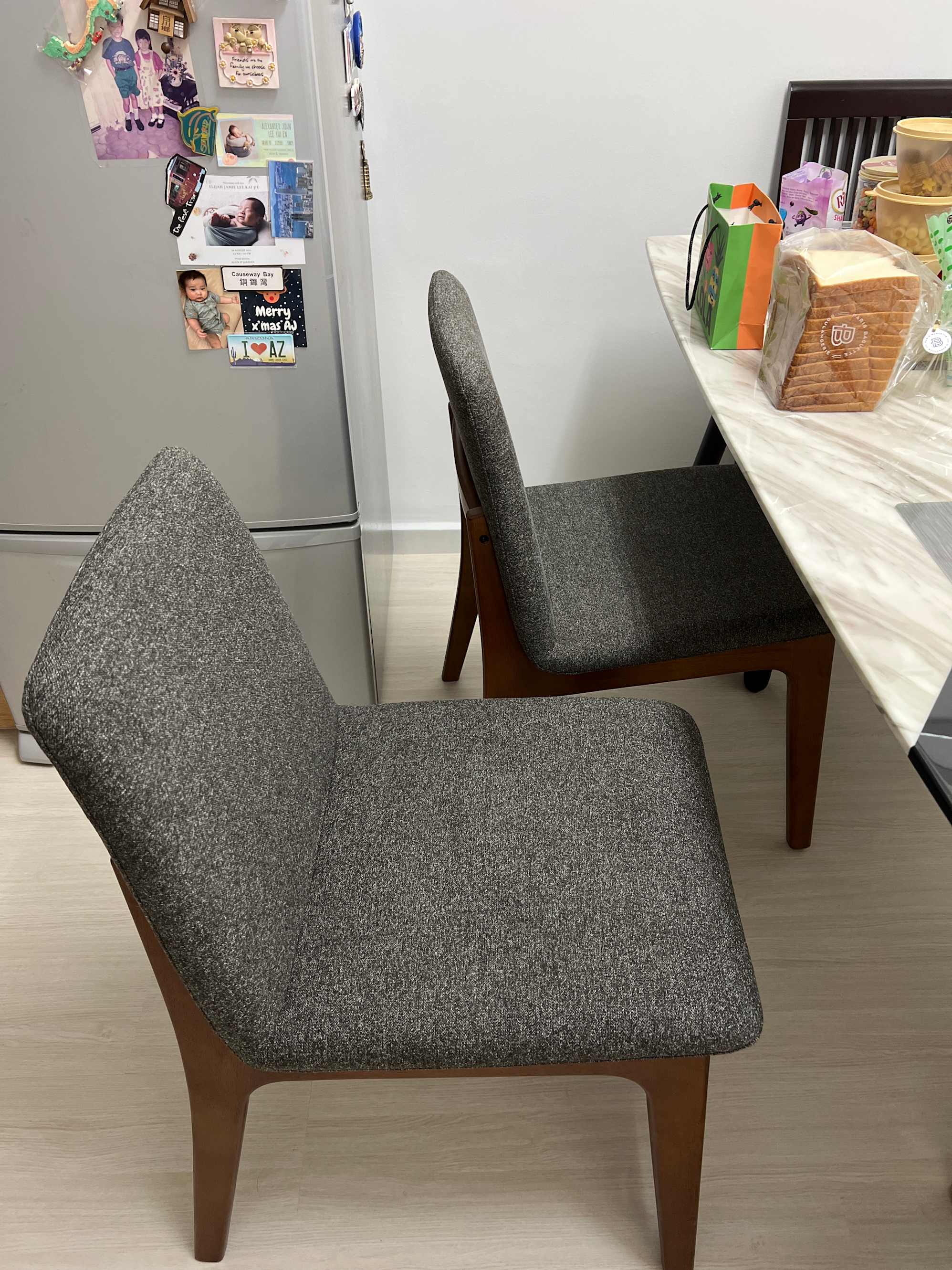 review from Both chairs actually matched my existing dining table