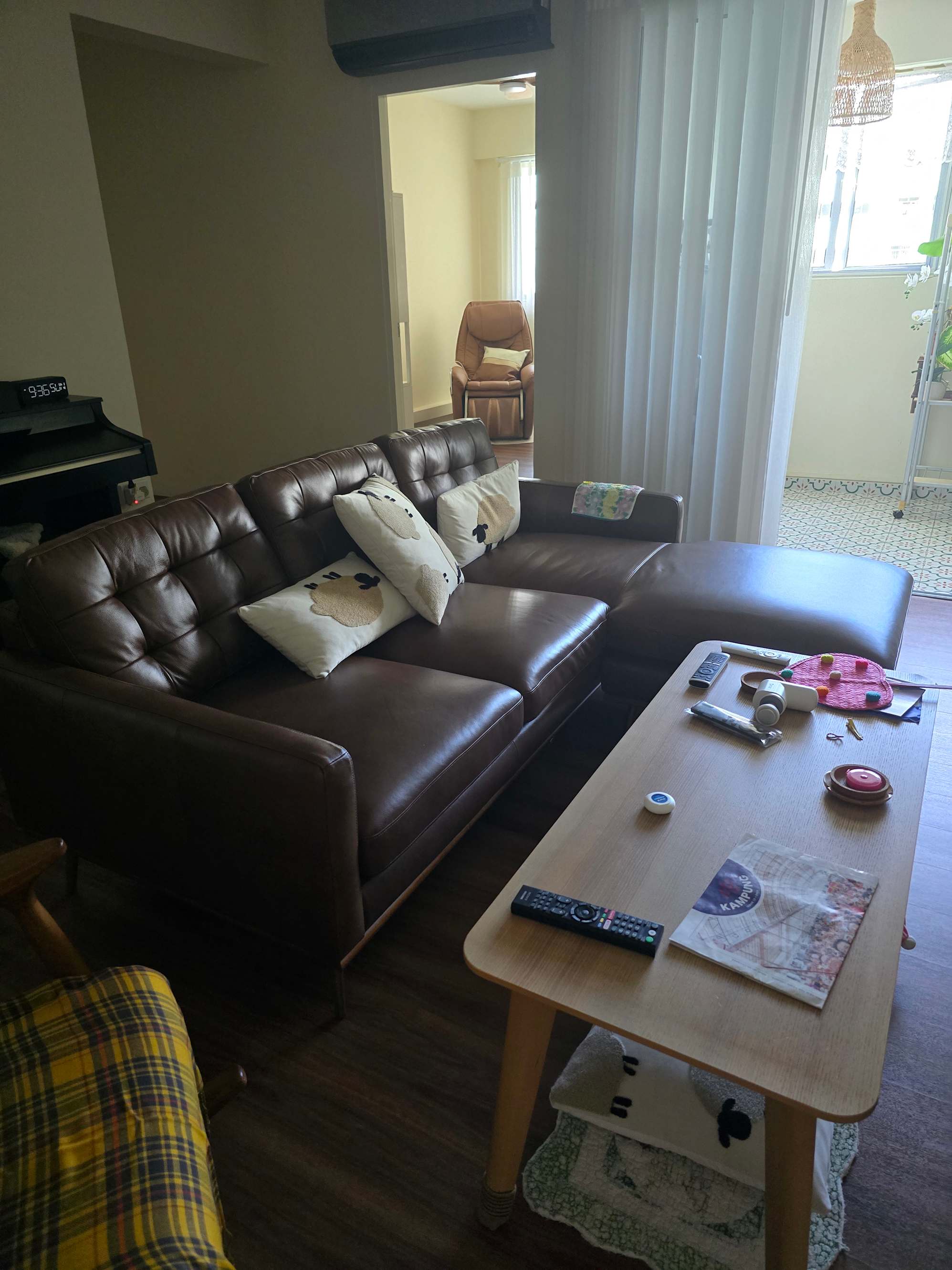 Sofa and rocking chair