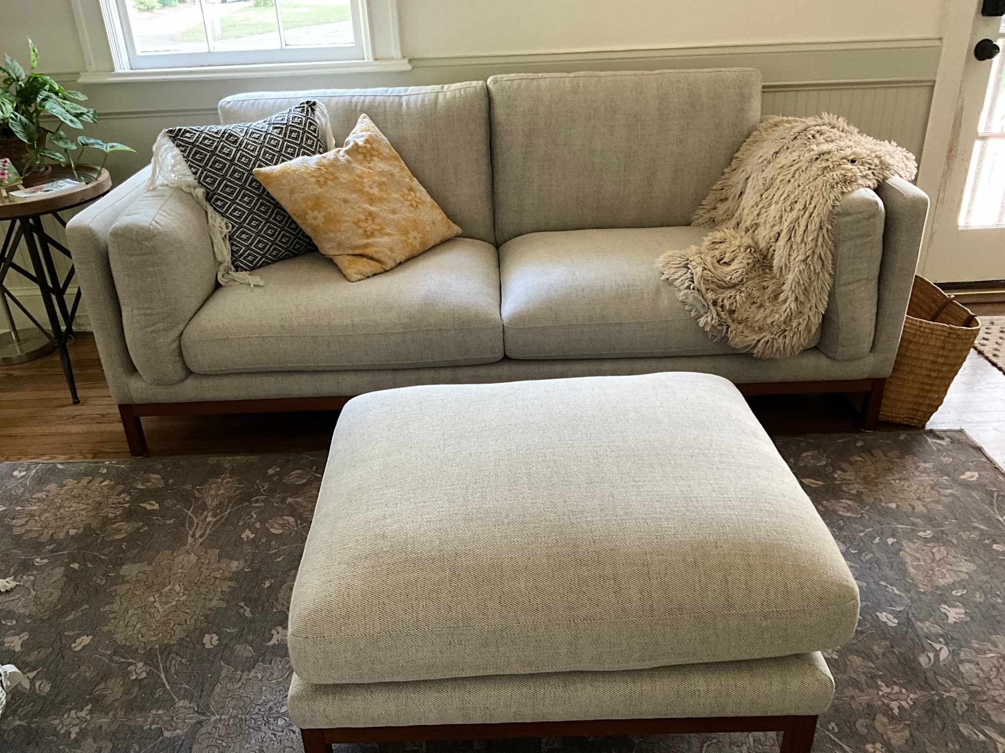 Matching ottoman