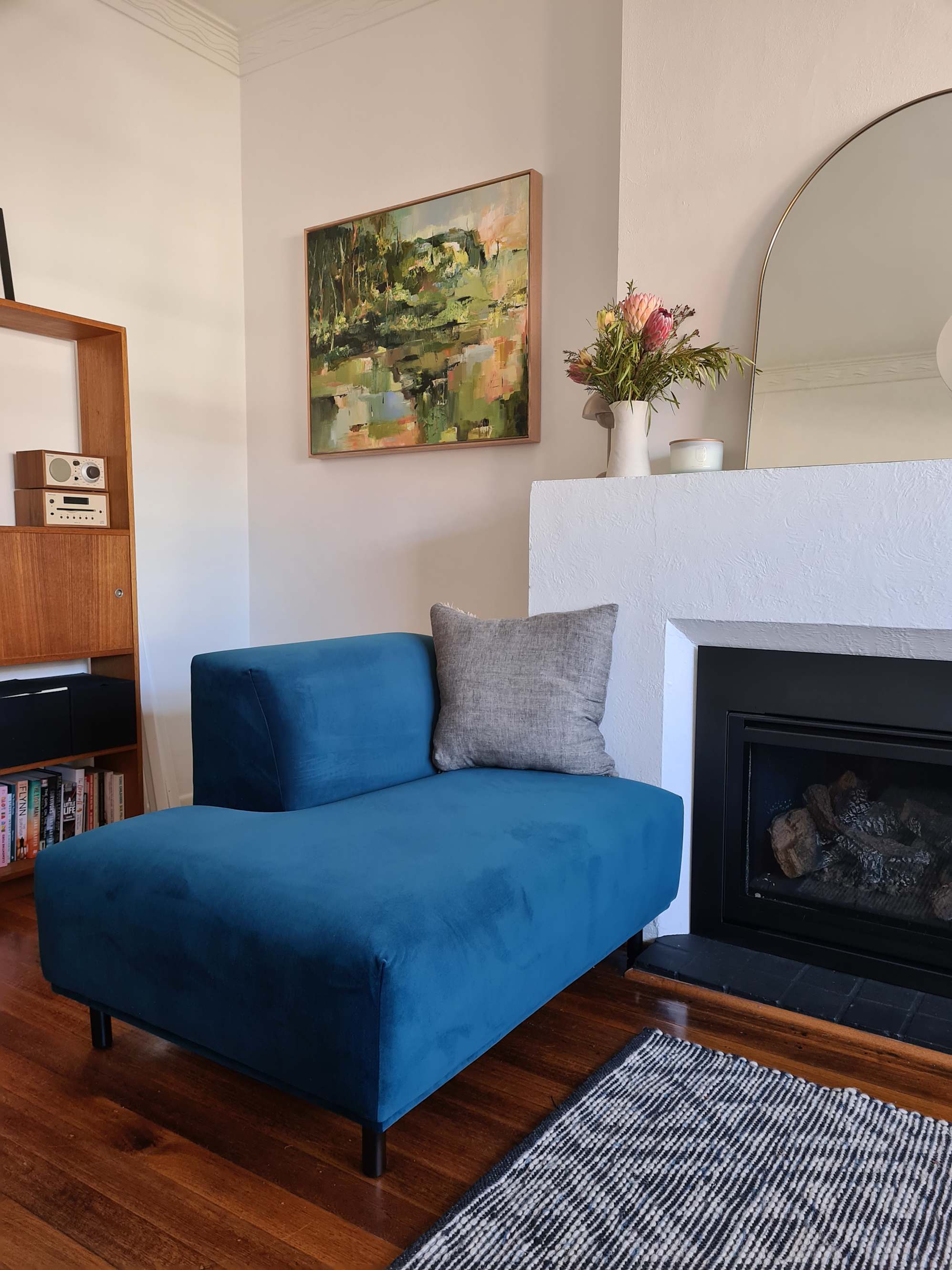 review from velvet chaise