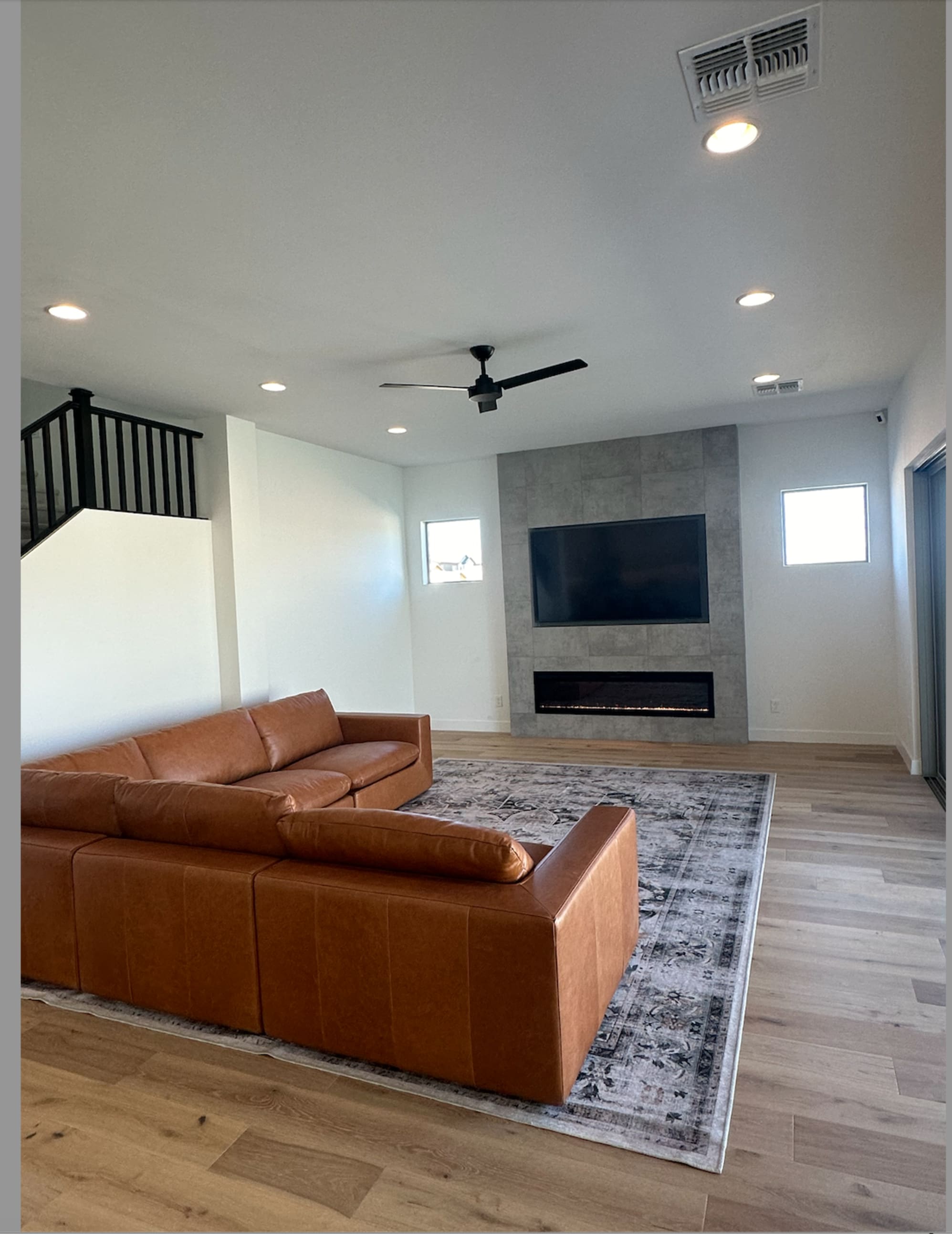 review from Our first leather couch!