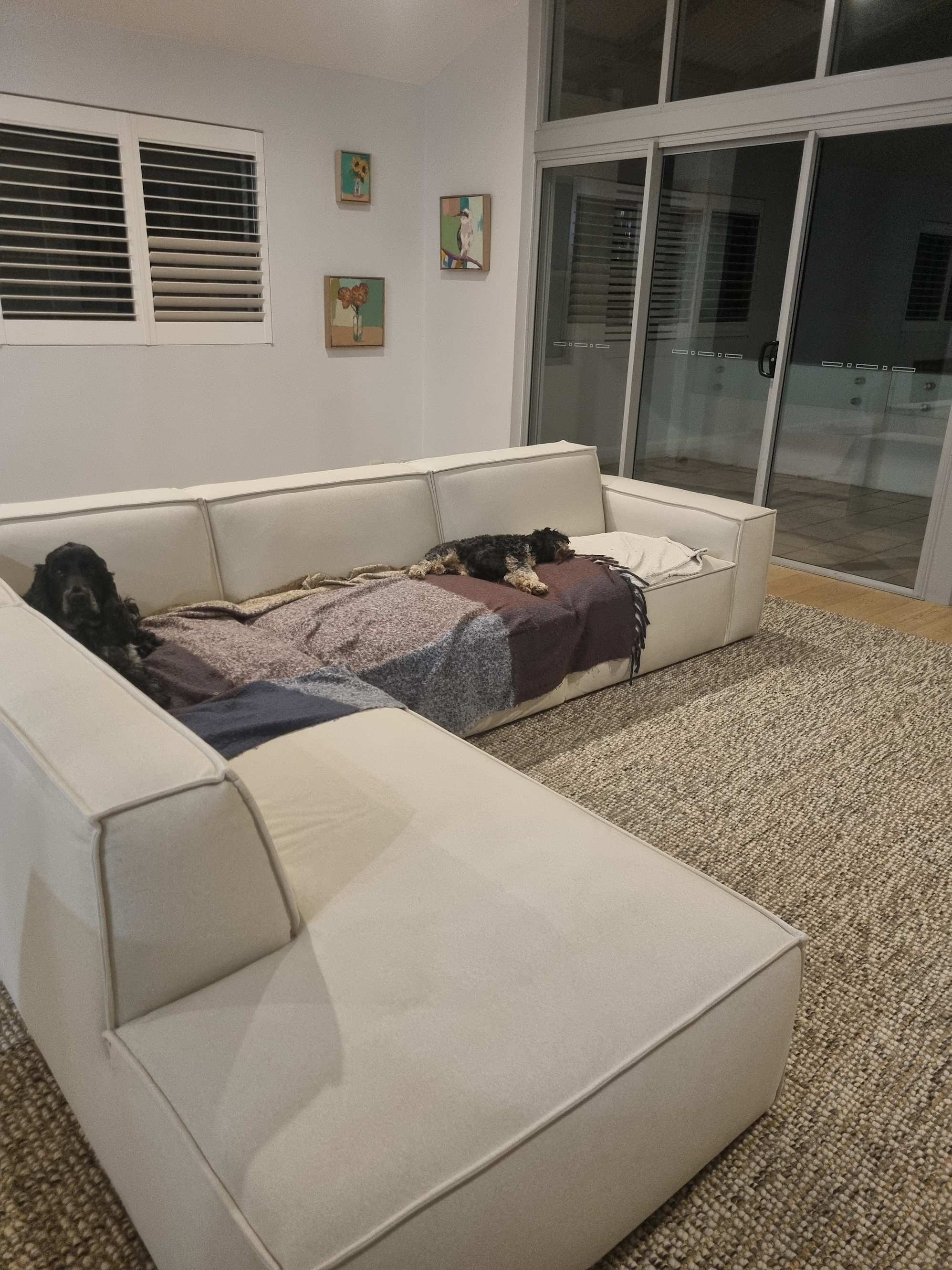 Gorgeous, comfy sofa - buying the ottoman too!