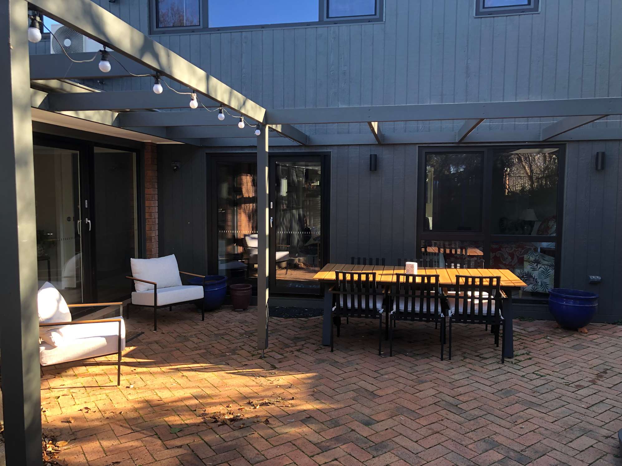 Super comfy outdoor setting