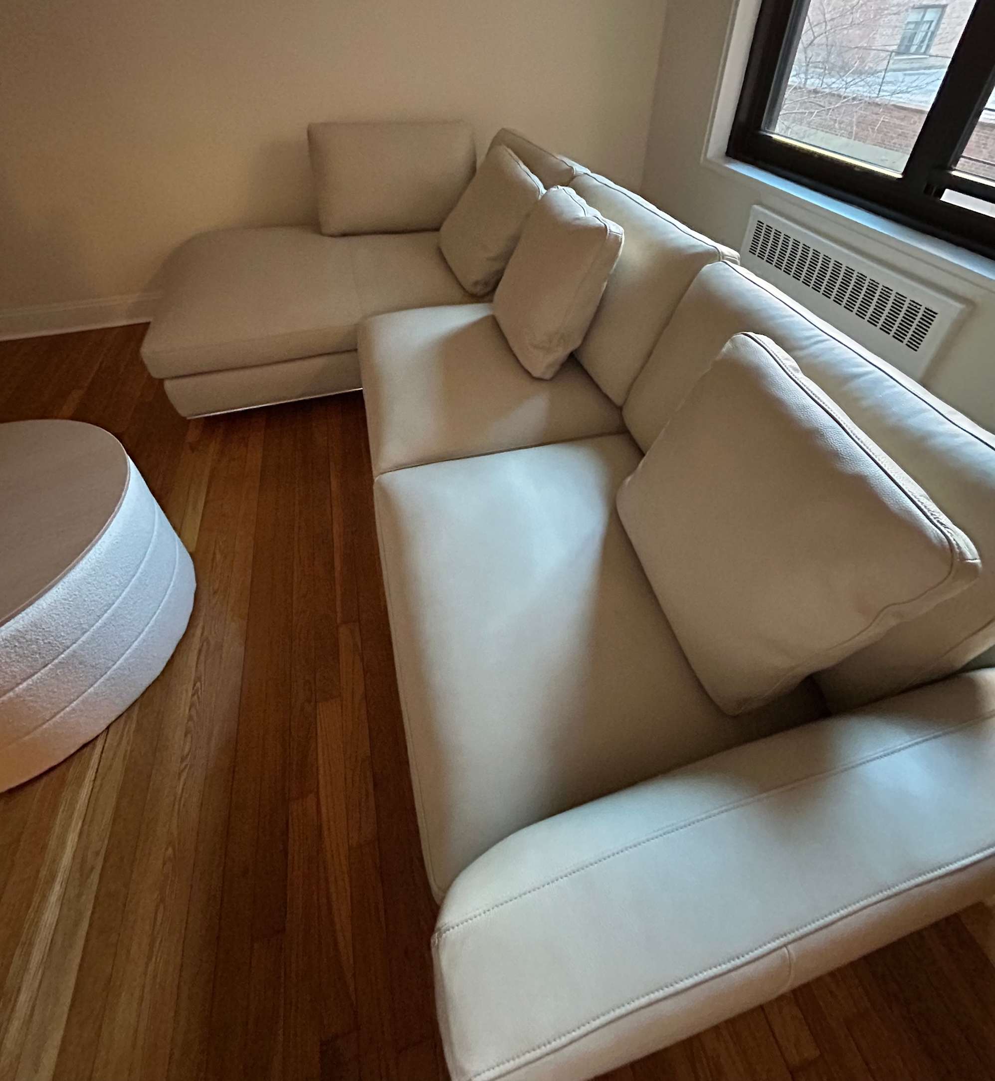 Leather Ivory