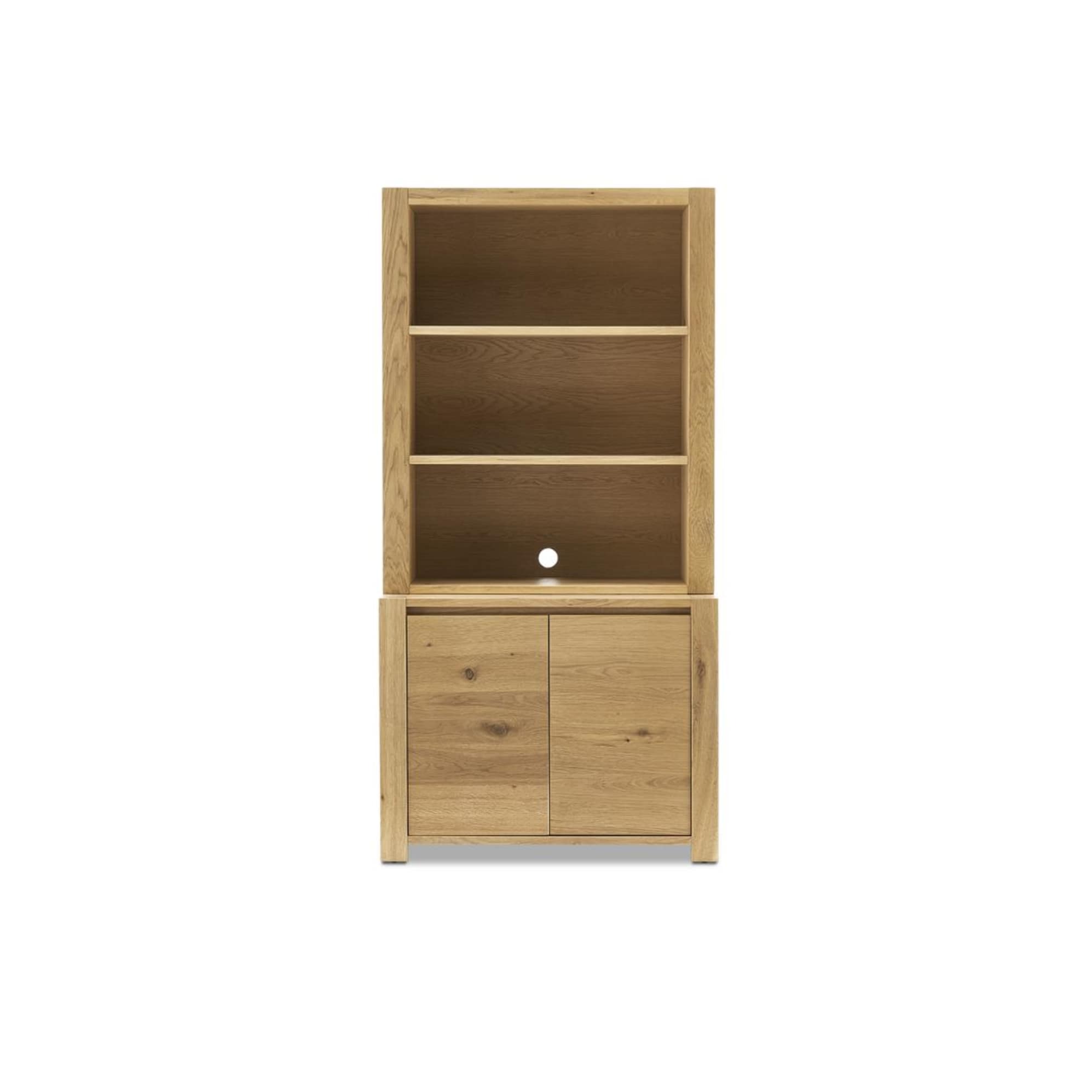 Bradley Small Sideboard with Hutch featuring dovetail joinery, solid edges and easy-clean finishes