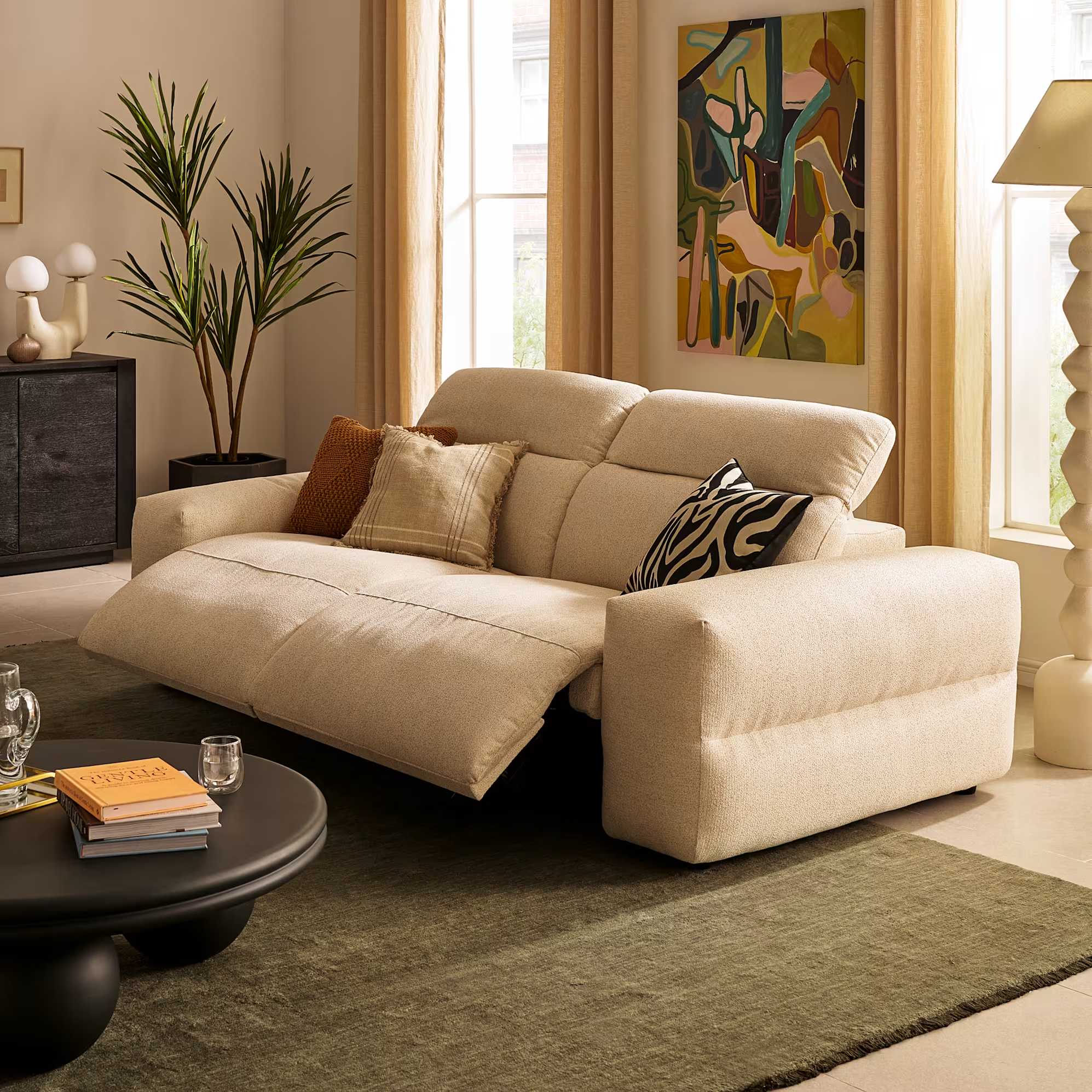 Image of Jaron Performance Recliner Sofa