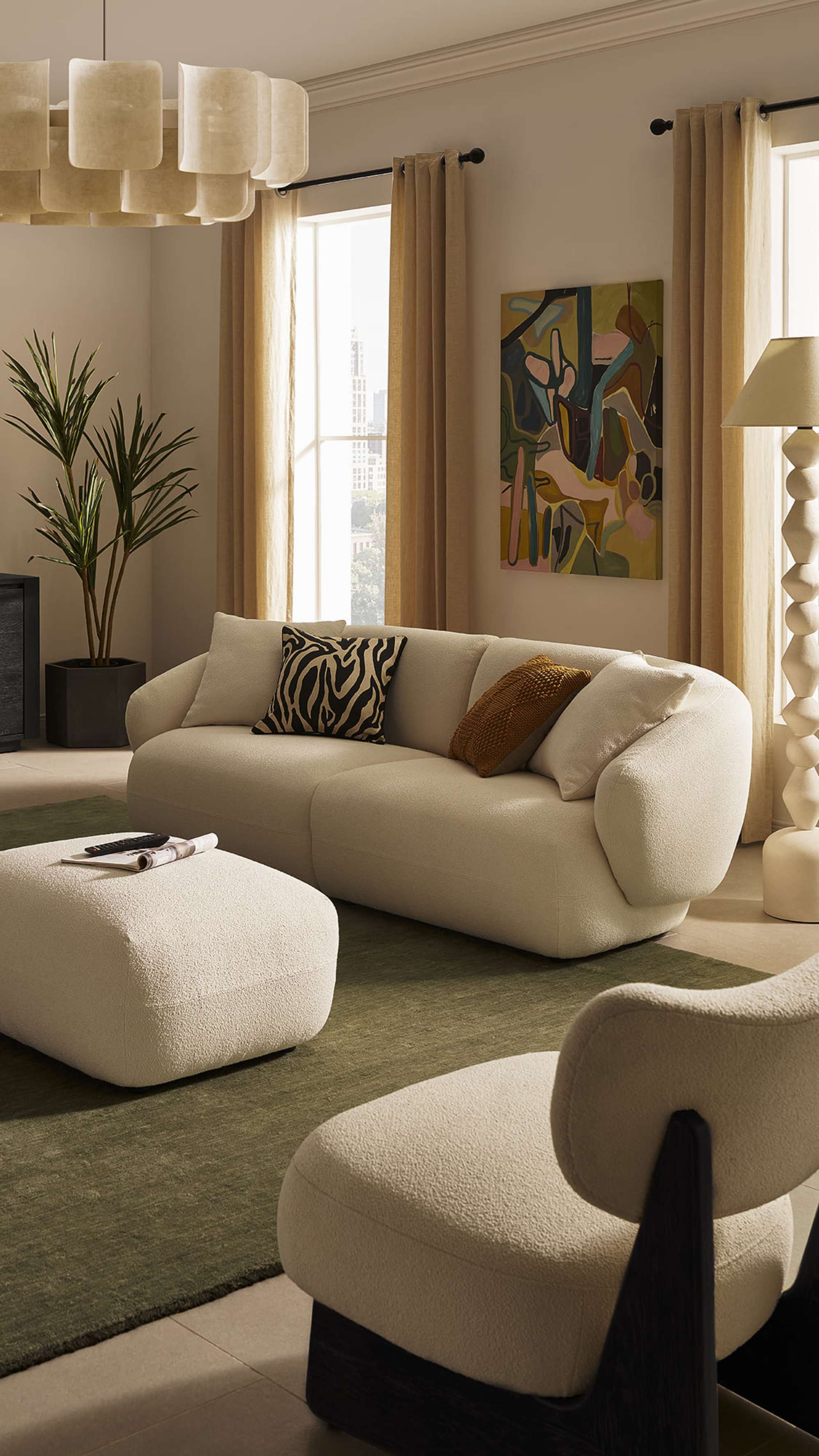 Image of Auburn Performance Fabric Sofa