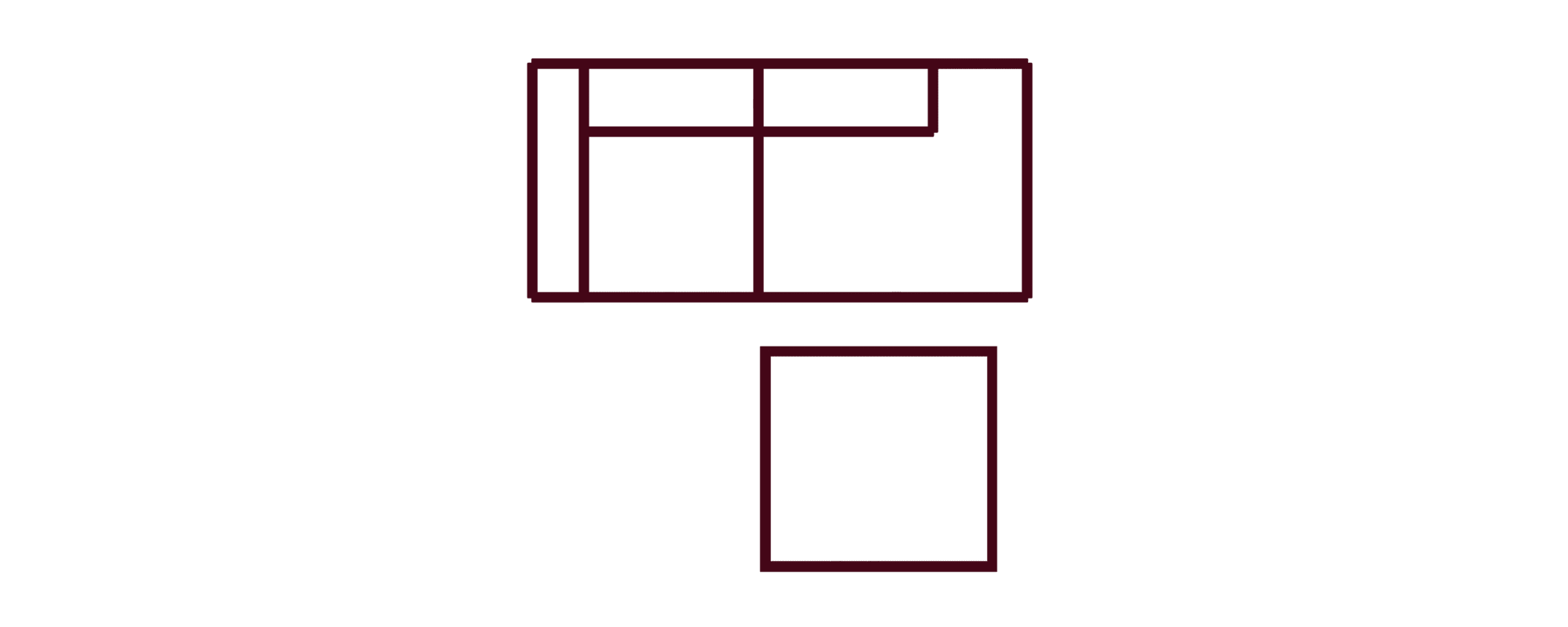 Side Chaise Sofa with Ottoman