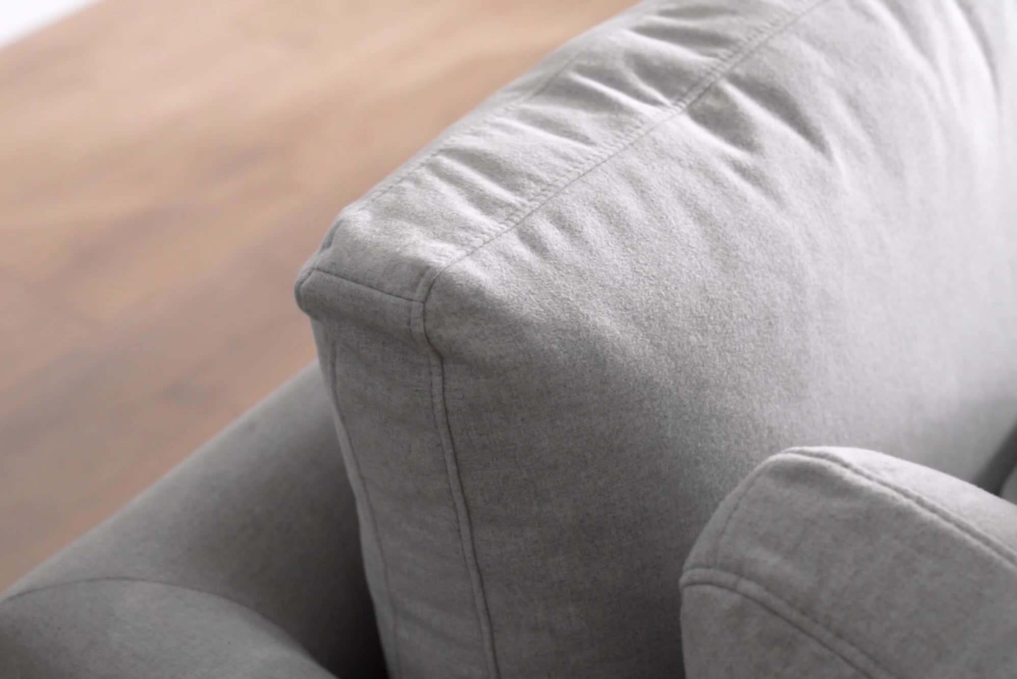 Adams Chaise Sectional Sofa with Ottoman 6