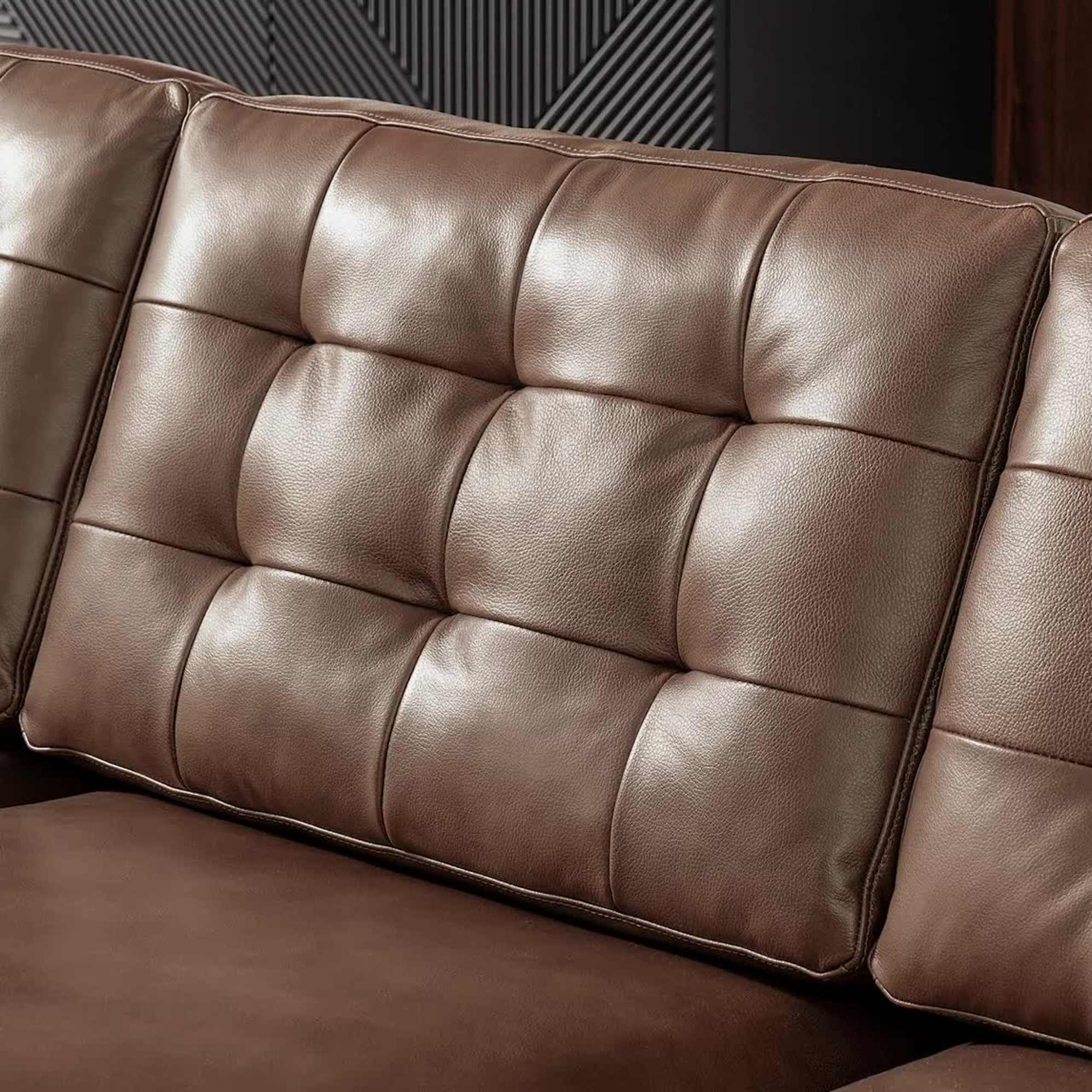 Isaac Leather 3 Seater Sofa 8