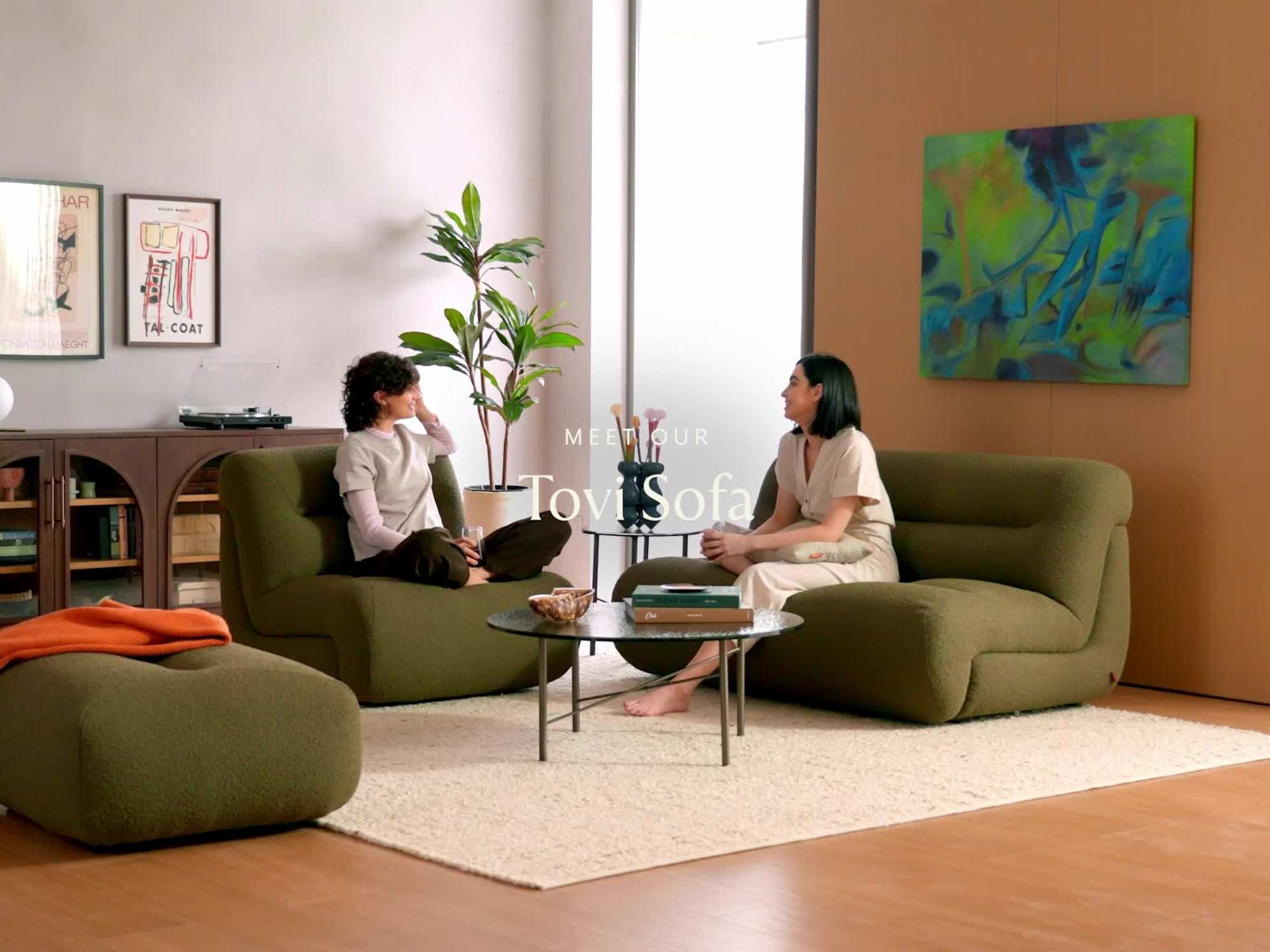 Tovi Performance Boucle Corner Sofa 1