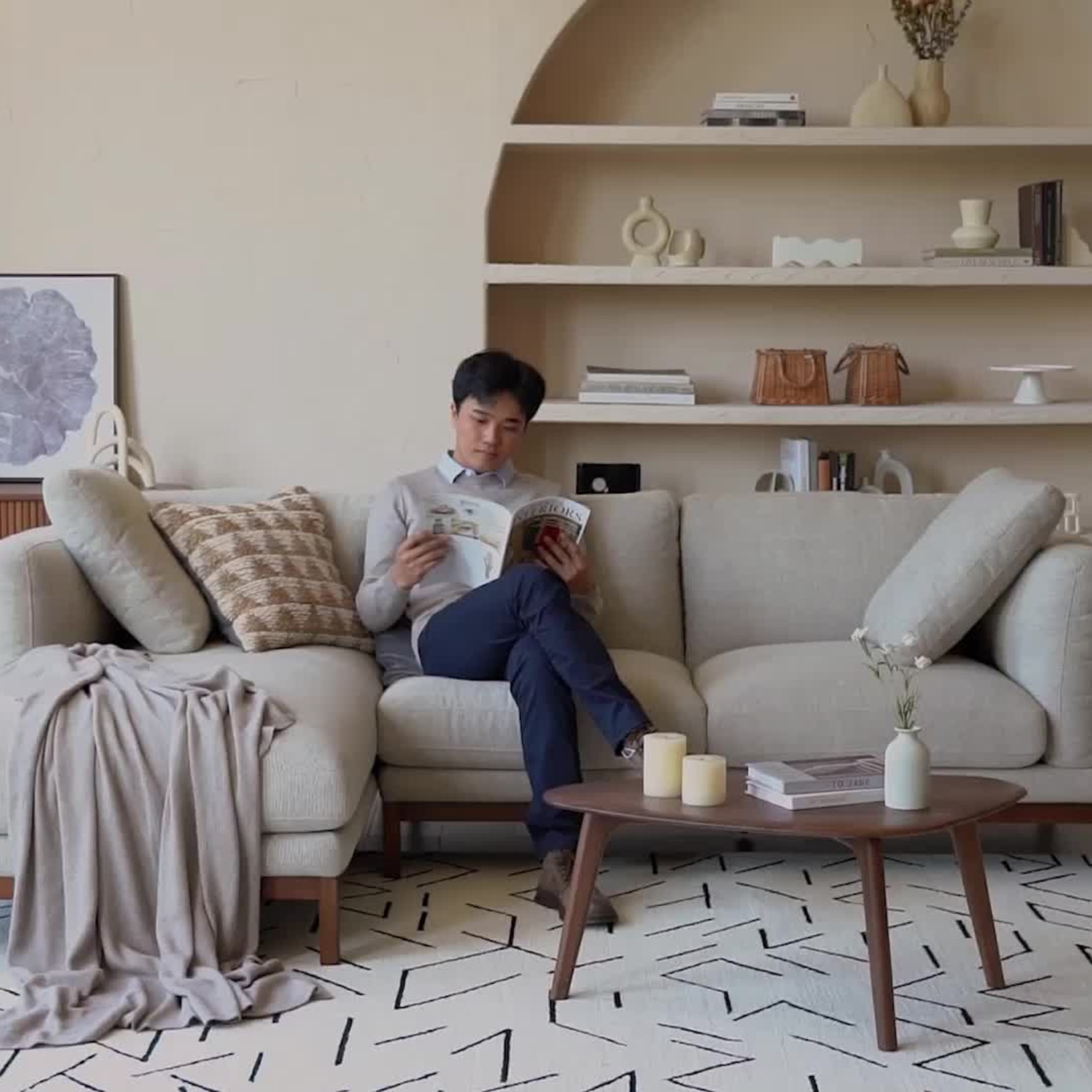 Owen Chaise Sectional Sofa