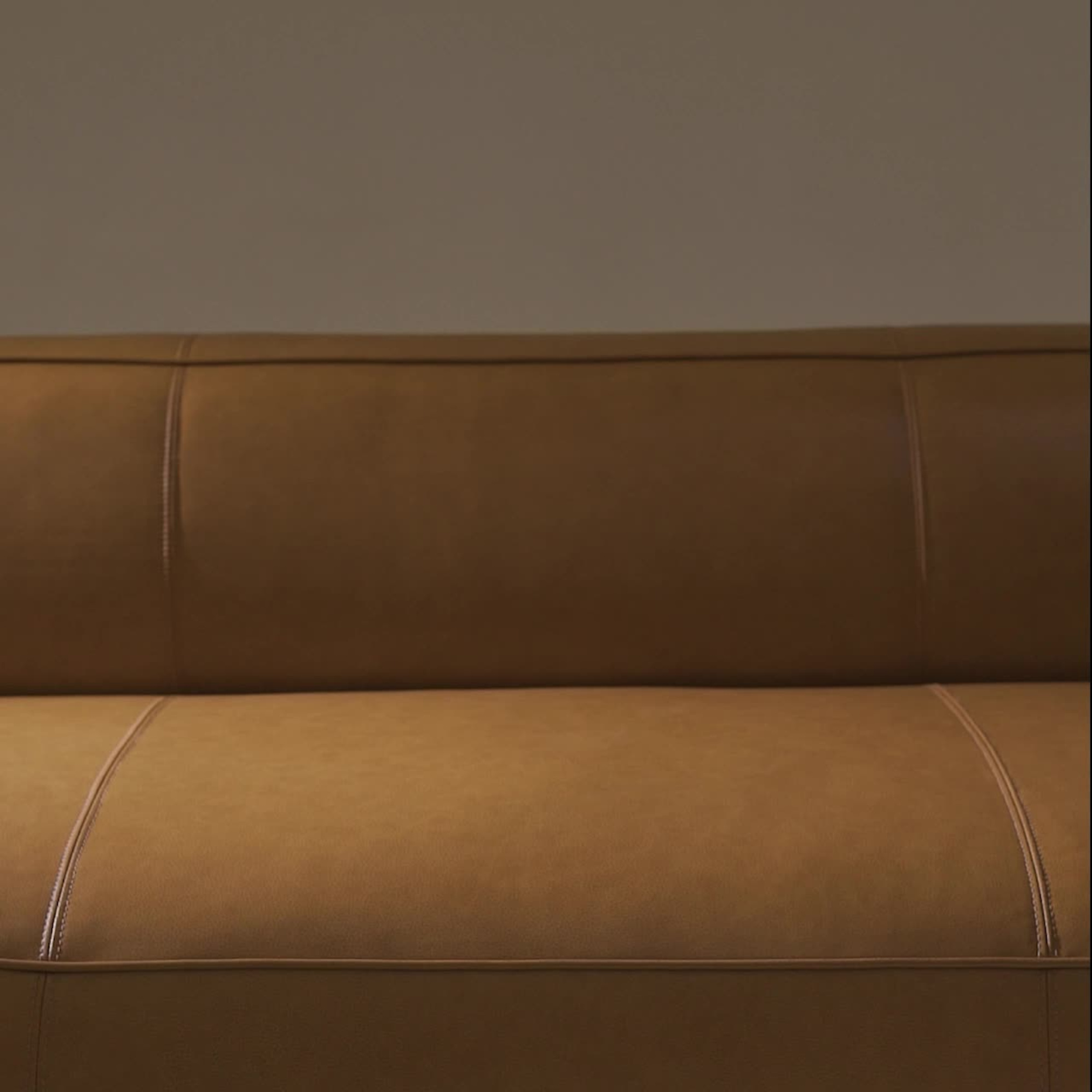 Jonathan Leather L-Shape Sectional Sofa with Ottoman