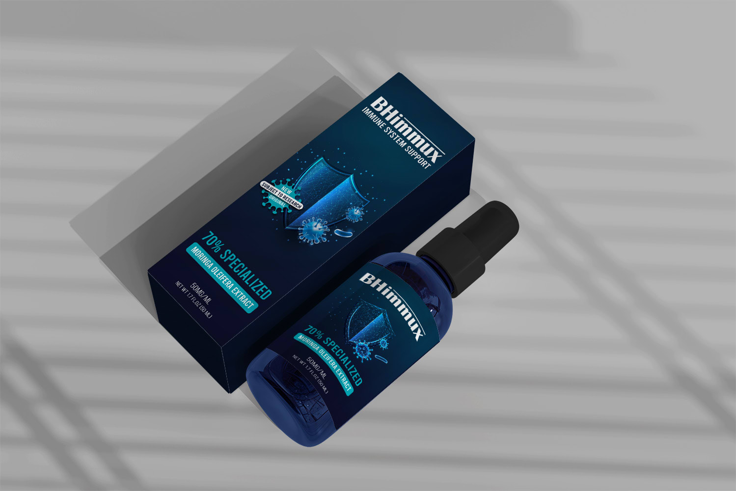 עיצוב אריזות ויטמינים, עיצוב אריזות תרופות מורינגה