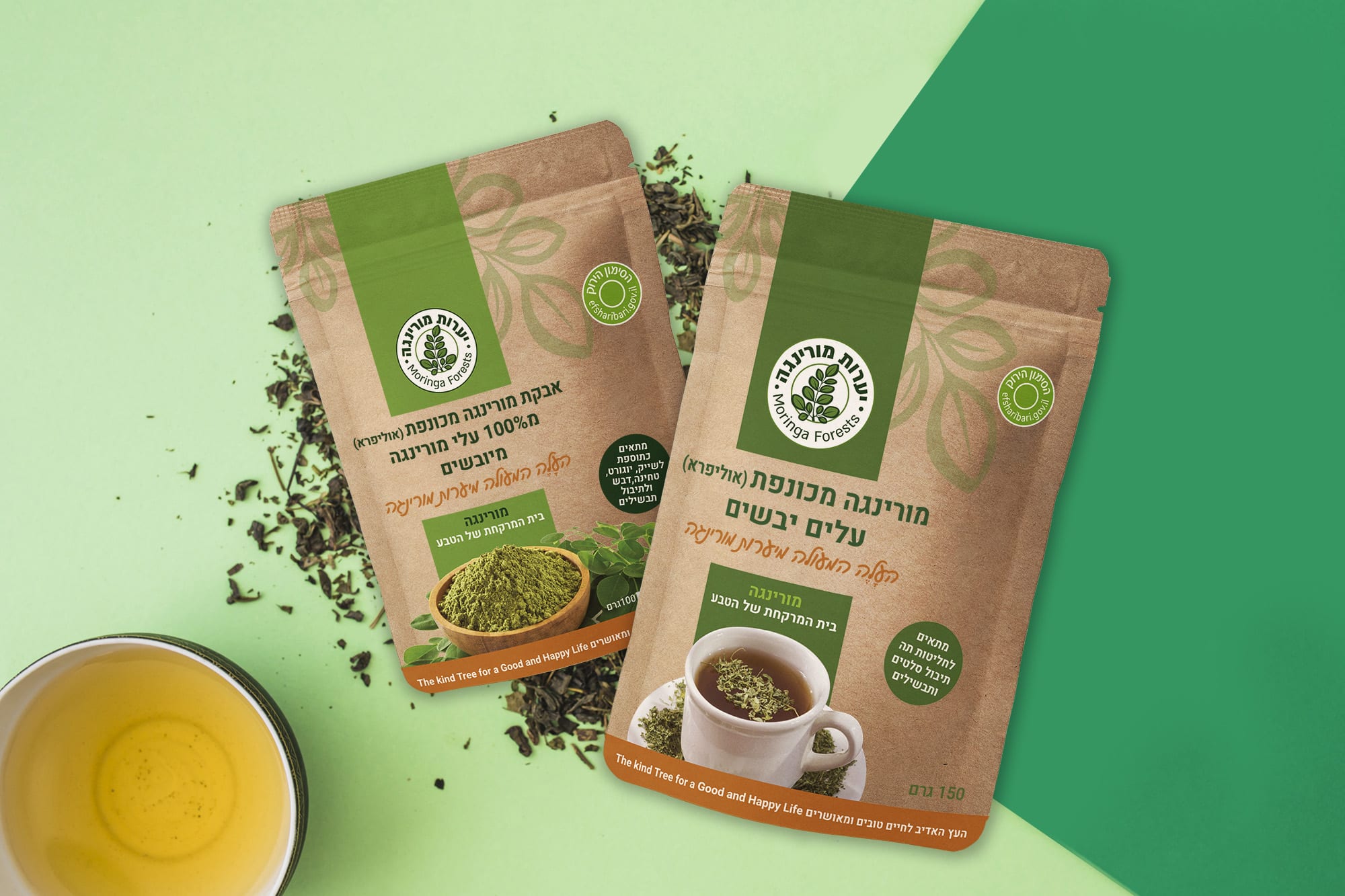 עיצוב אריזות מזון, עיצוב אריזות תה