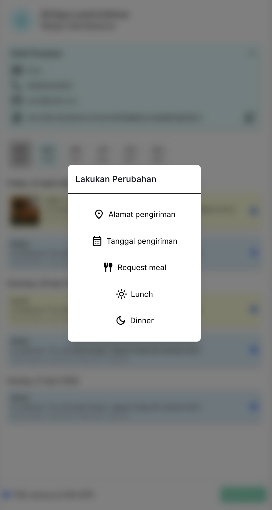 Orders Configuration