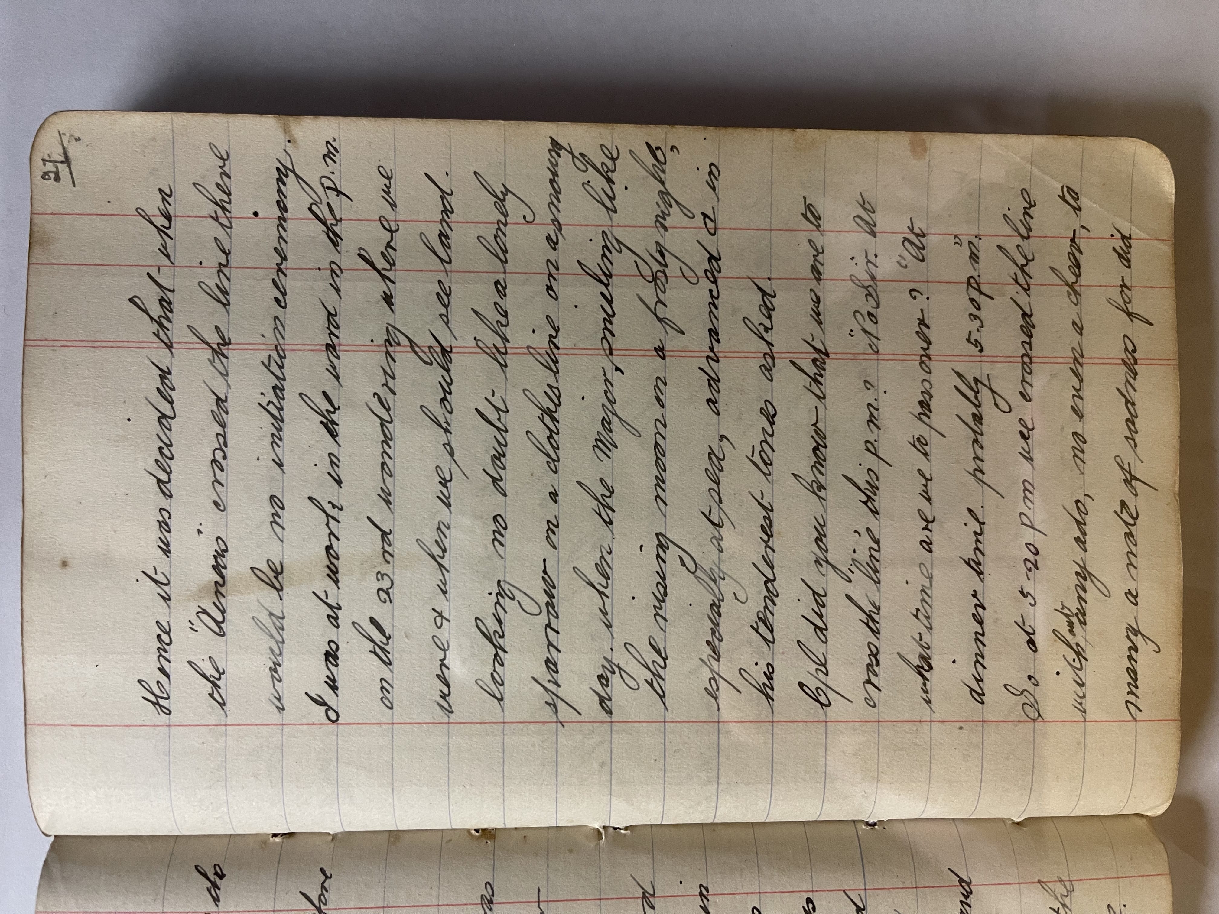 photo of page 21, transcribed above