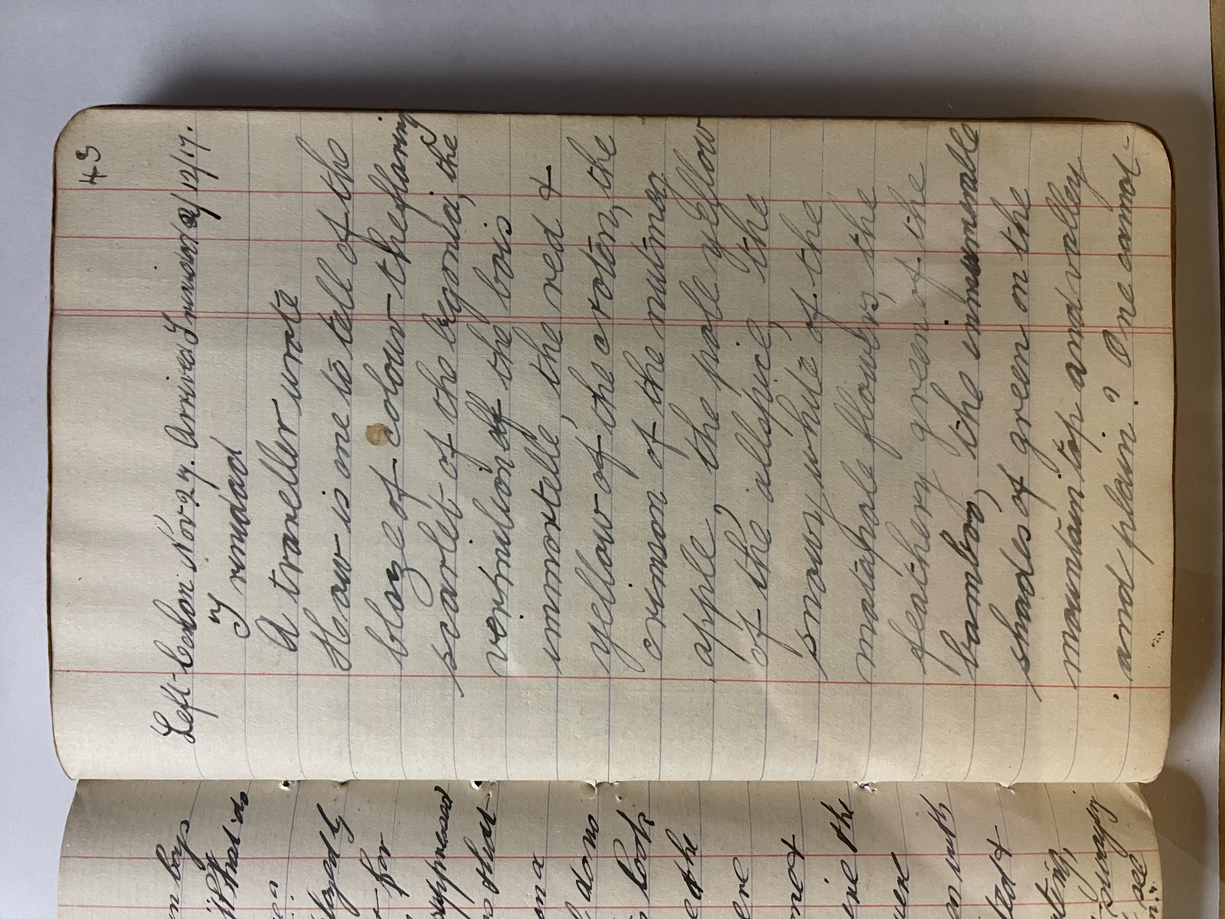 photo of page 43, transcribed above
