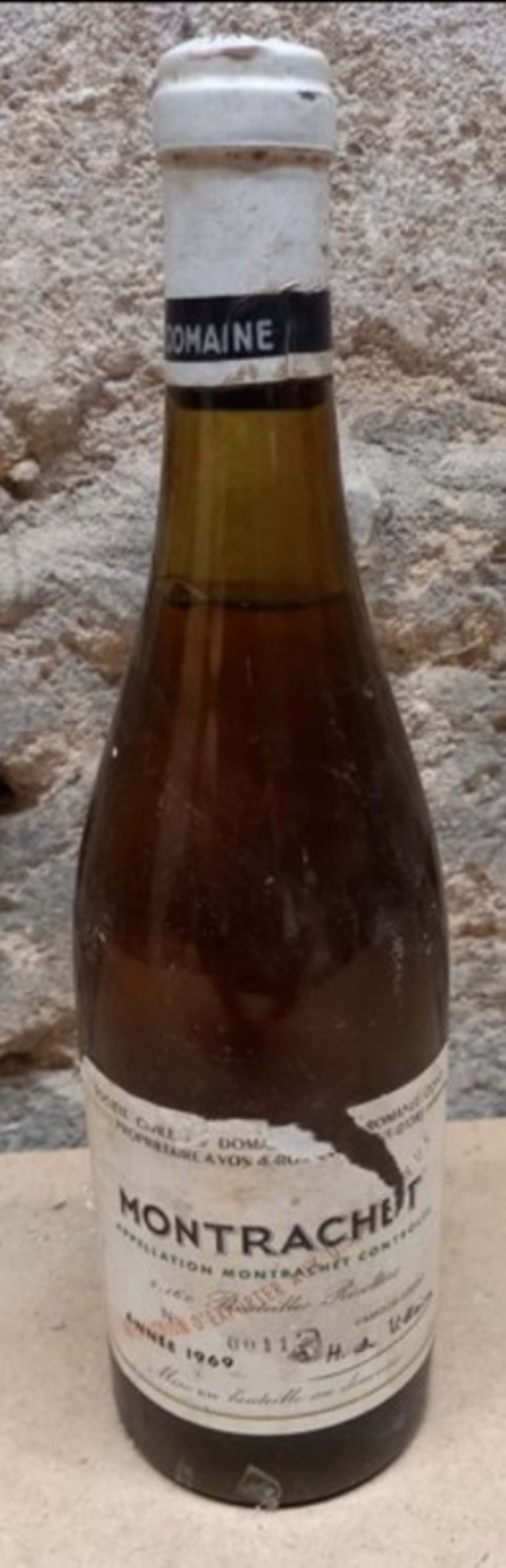 Montrachet, Domaine de la Romanee-Conti, 1969