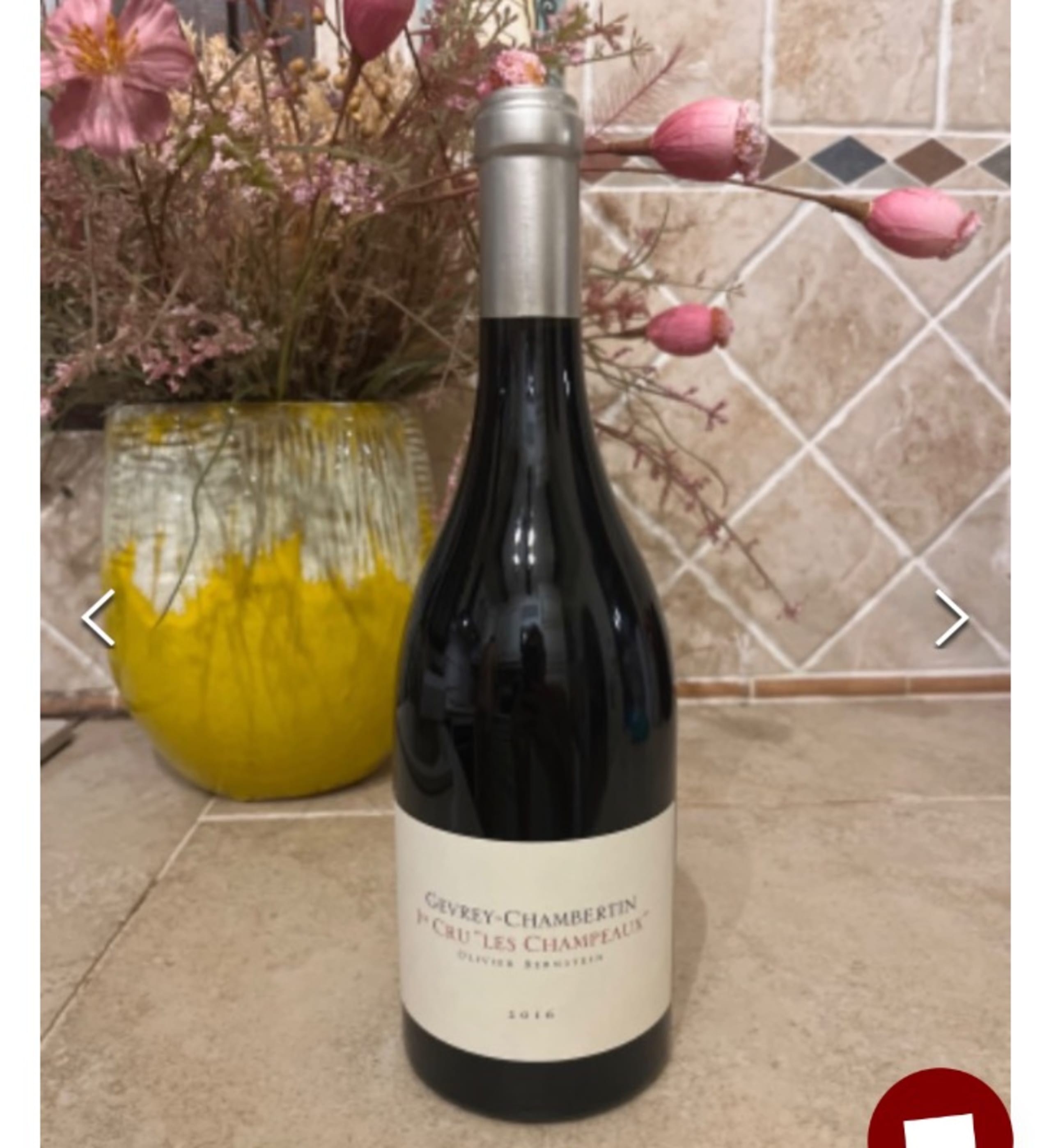 Gevrey-Chambertin, 1er cru Les Champeaux, Olivier Bernstein, 2016