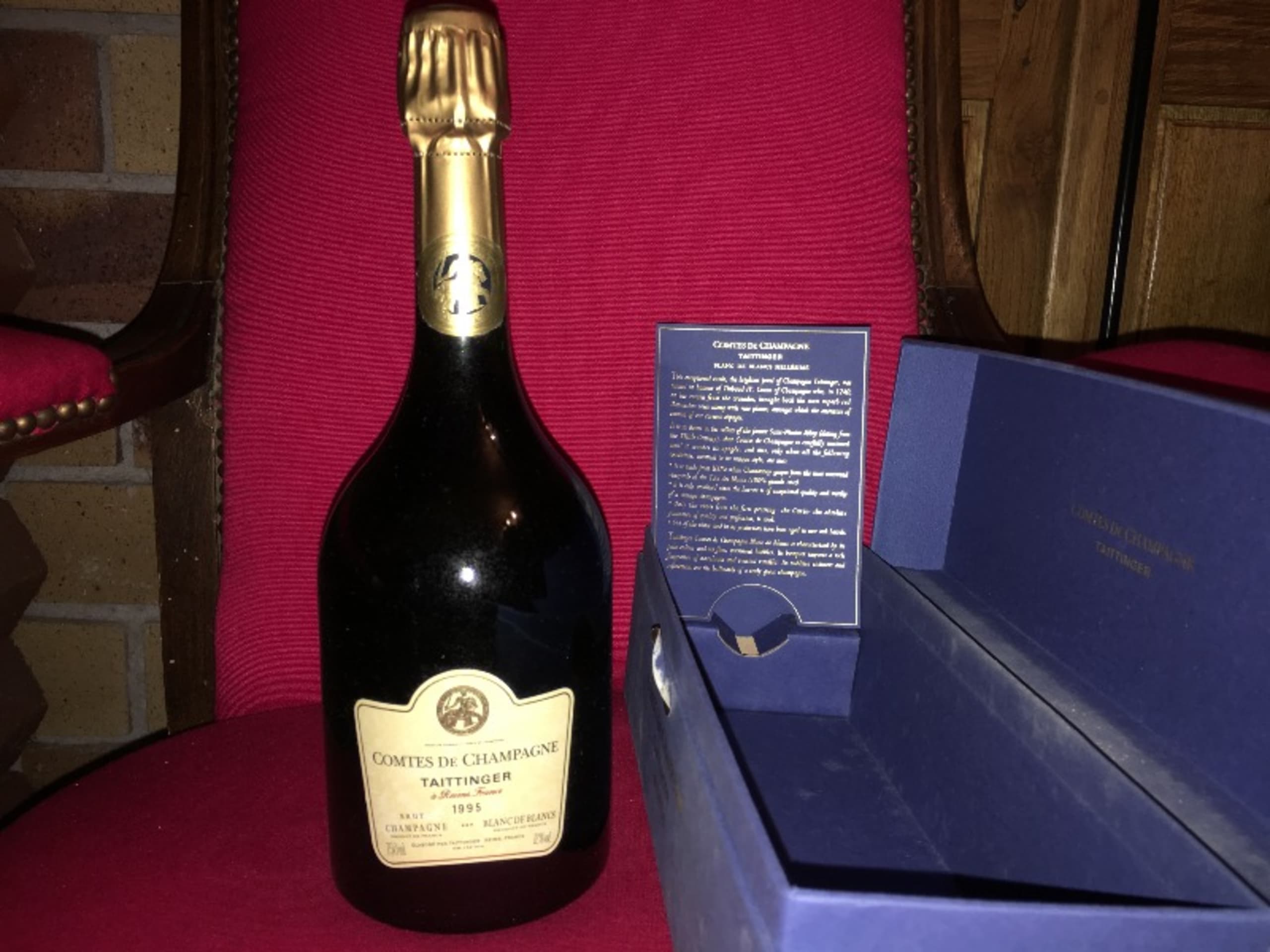 Comtes de Champagne blanc de blancs, Taittinger, Champagne, 1995