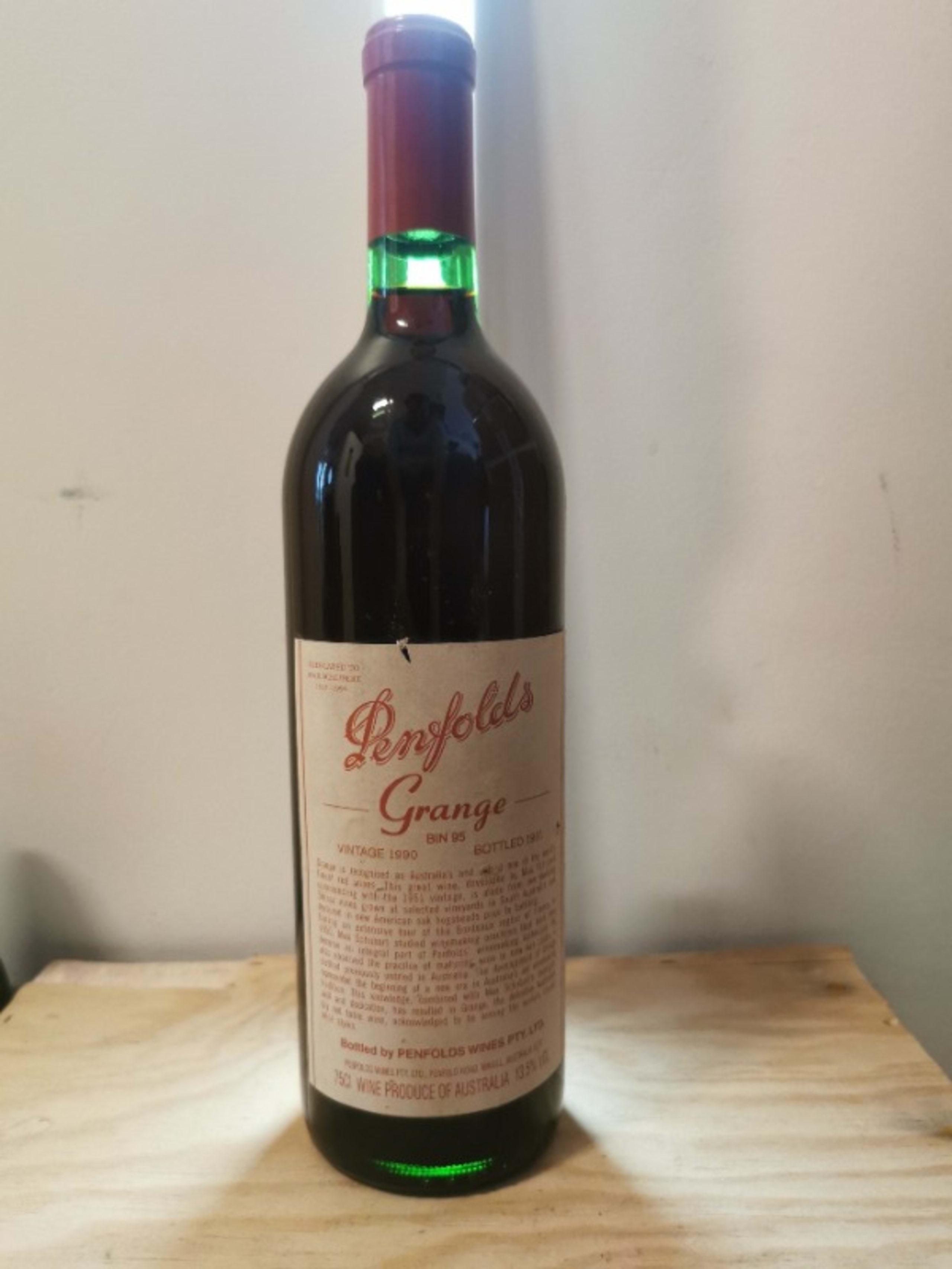 Bin 95, Penfolds Grange, Australia, 1990