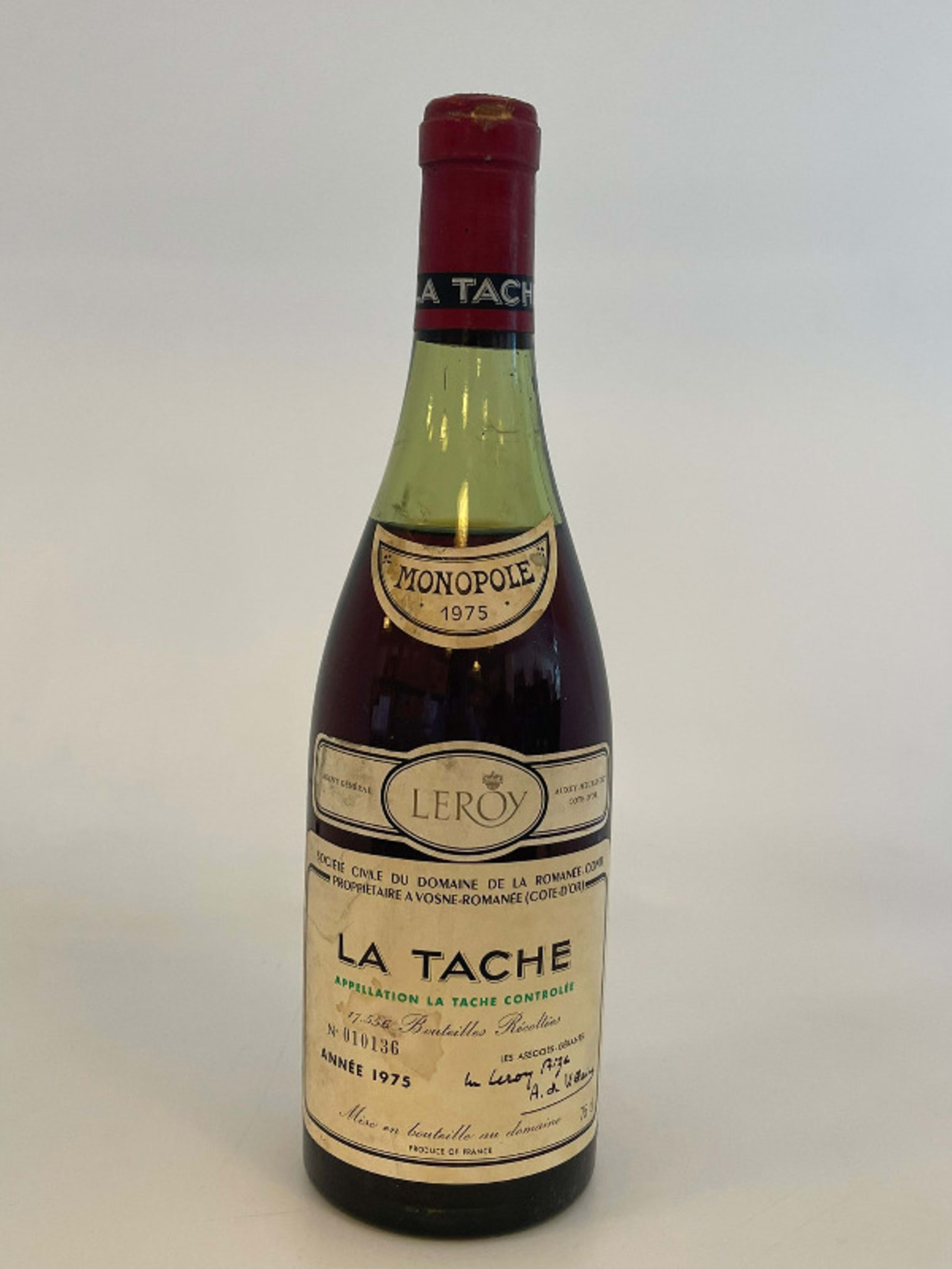 La Tâche, Domaine de la Romanée Conti, 1975