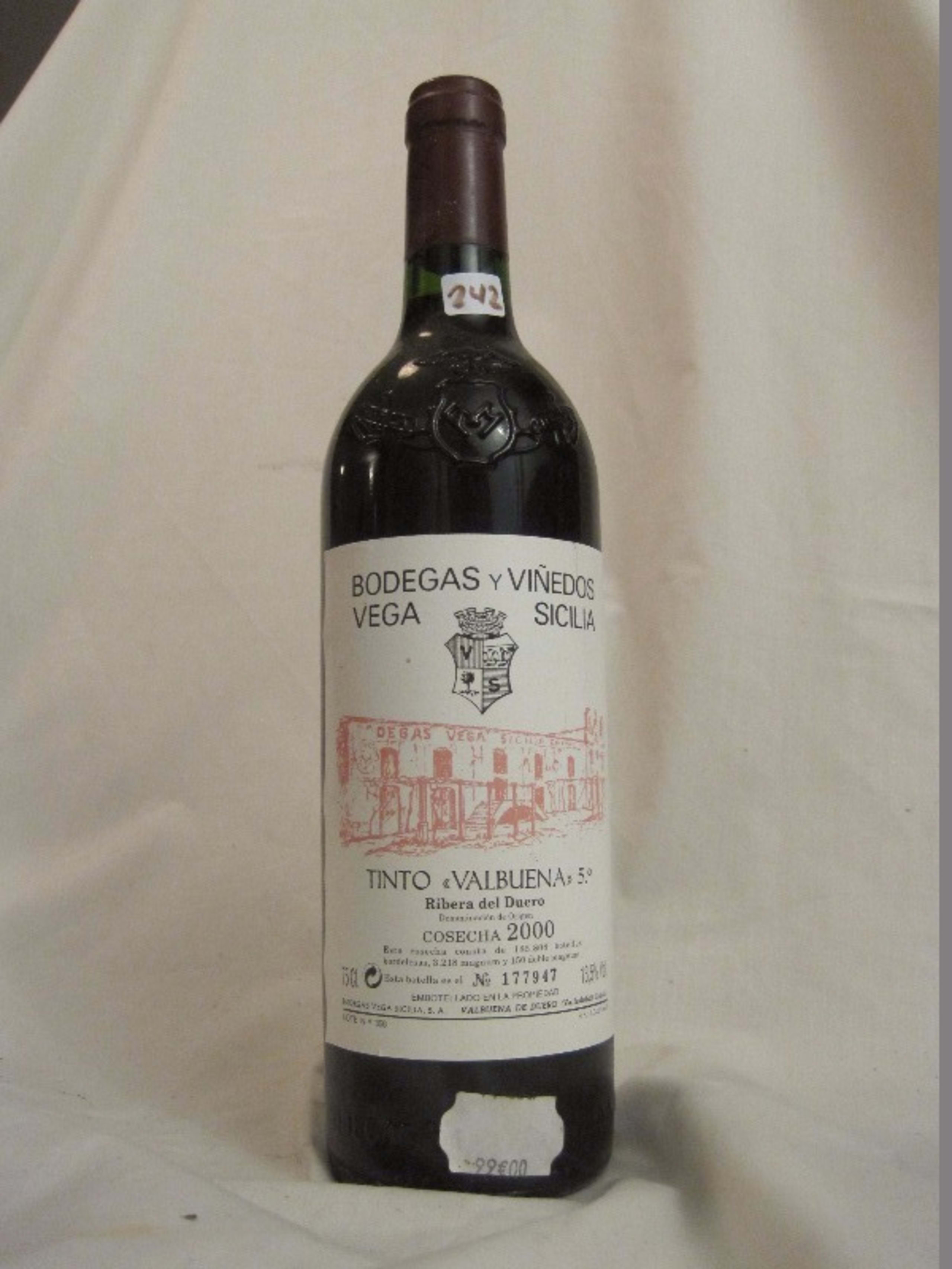 Tinto Valbuena 5°, Vega Sicilia, 2000