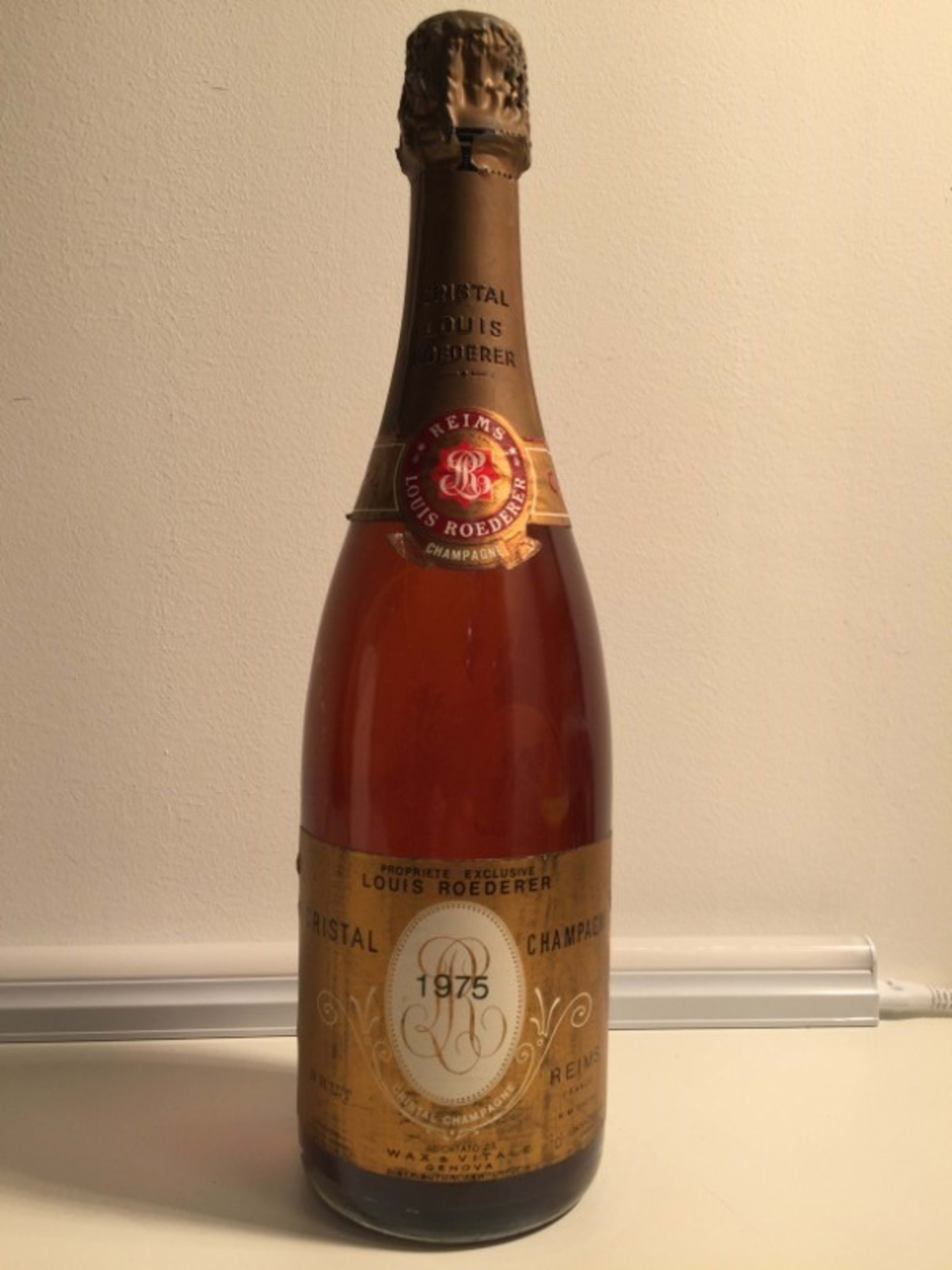 CRISTAL, ROEDERER, Champagne, 1975