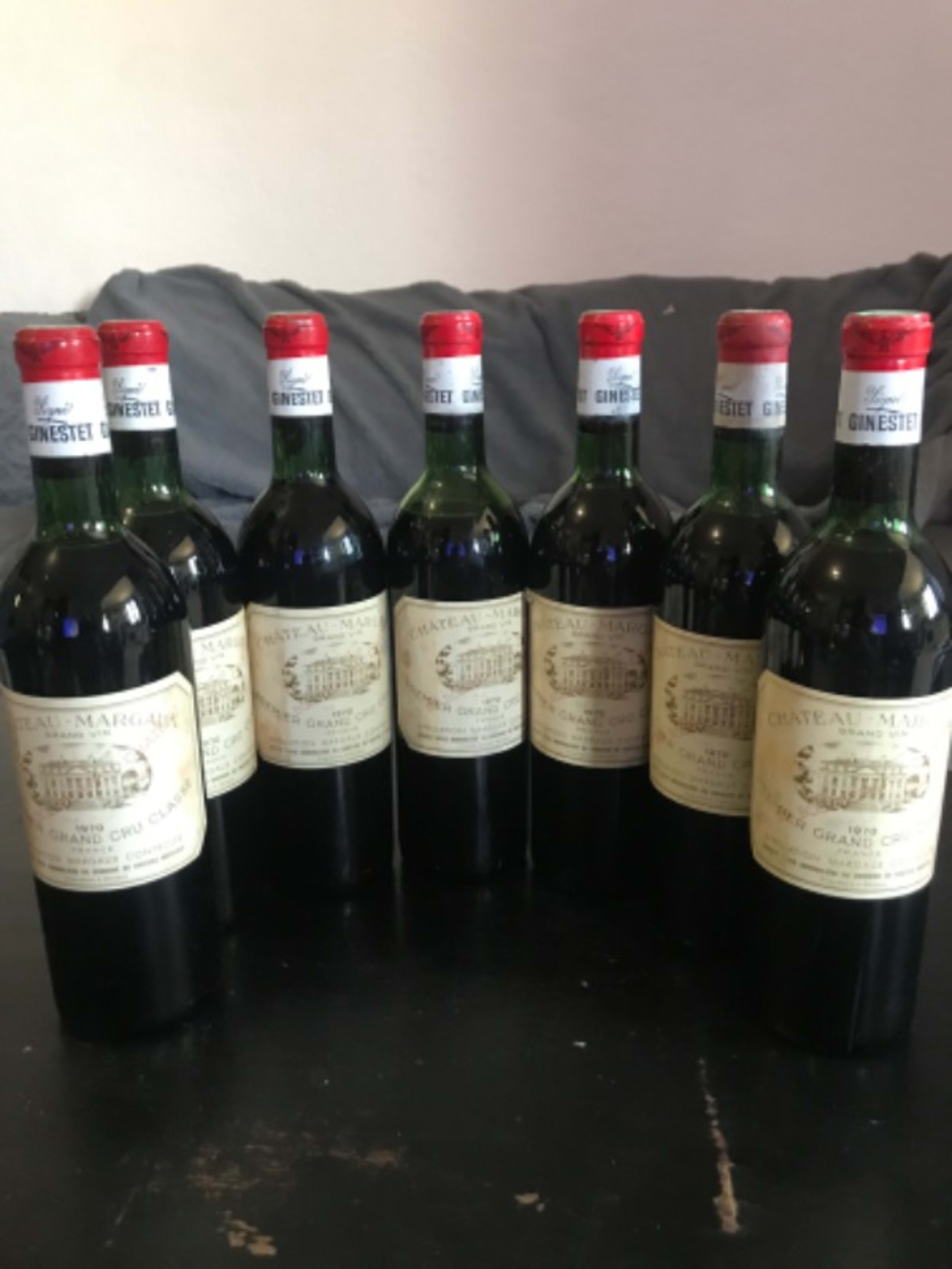 7 x Château Margaux, Margaux, 1970