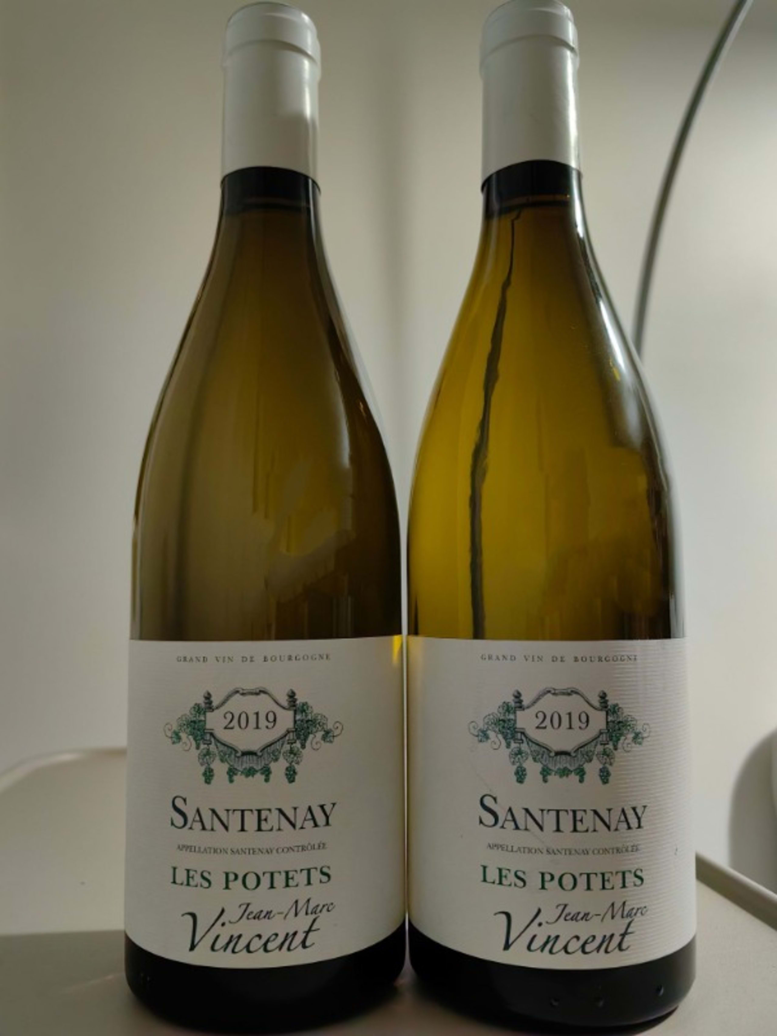 2 x Santenay, Les Potets, Jean-Marc Vincent, 2019