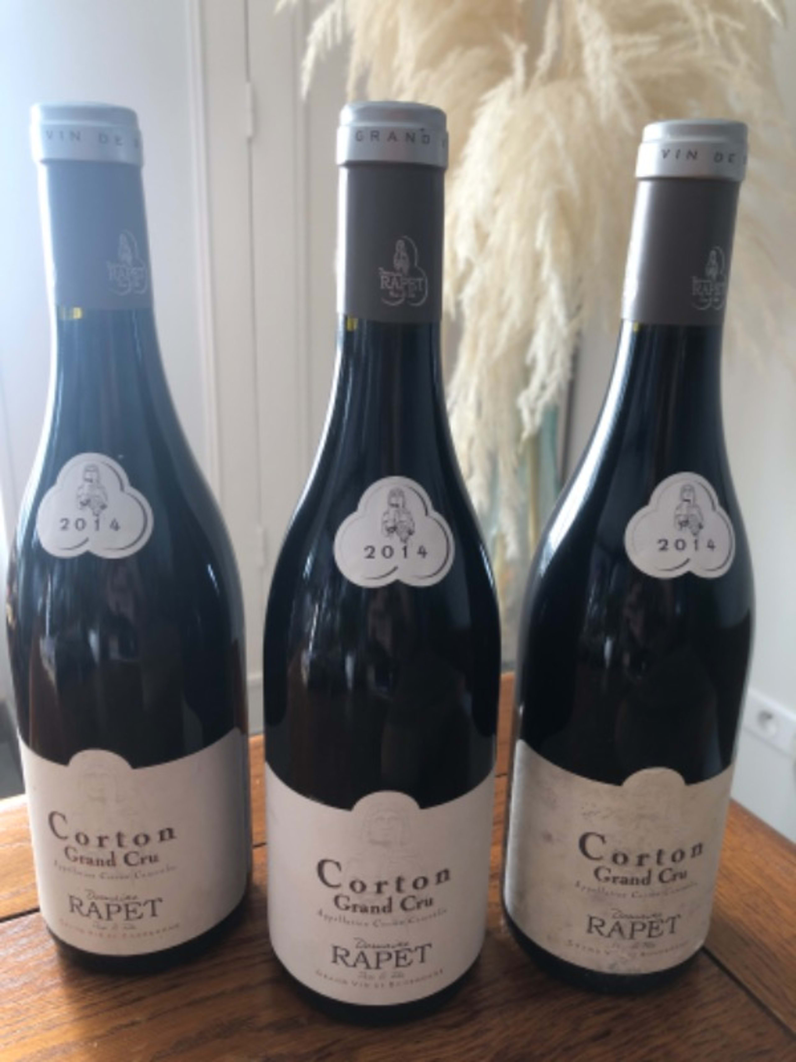 3 x Corton, Grand cru, Domaine Rapet père et fils, 2014