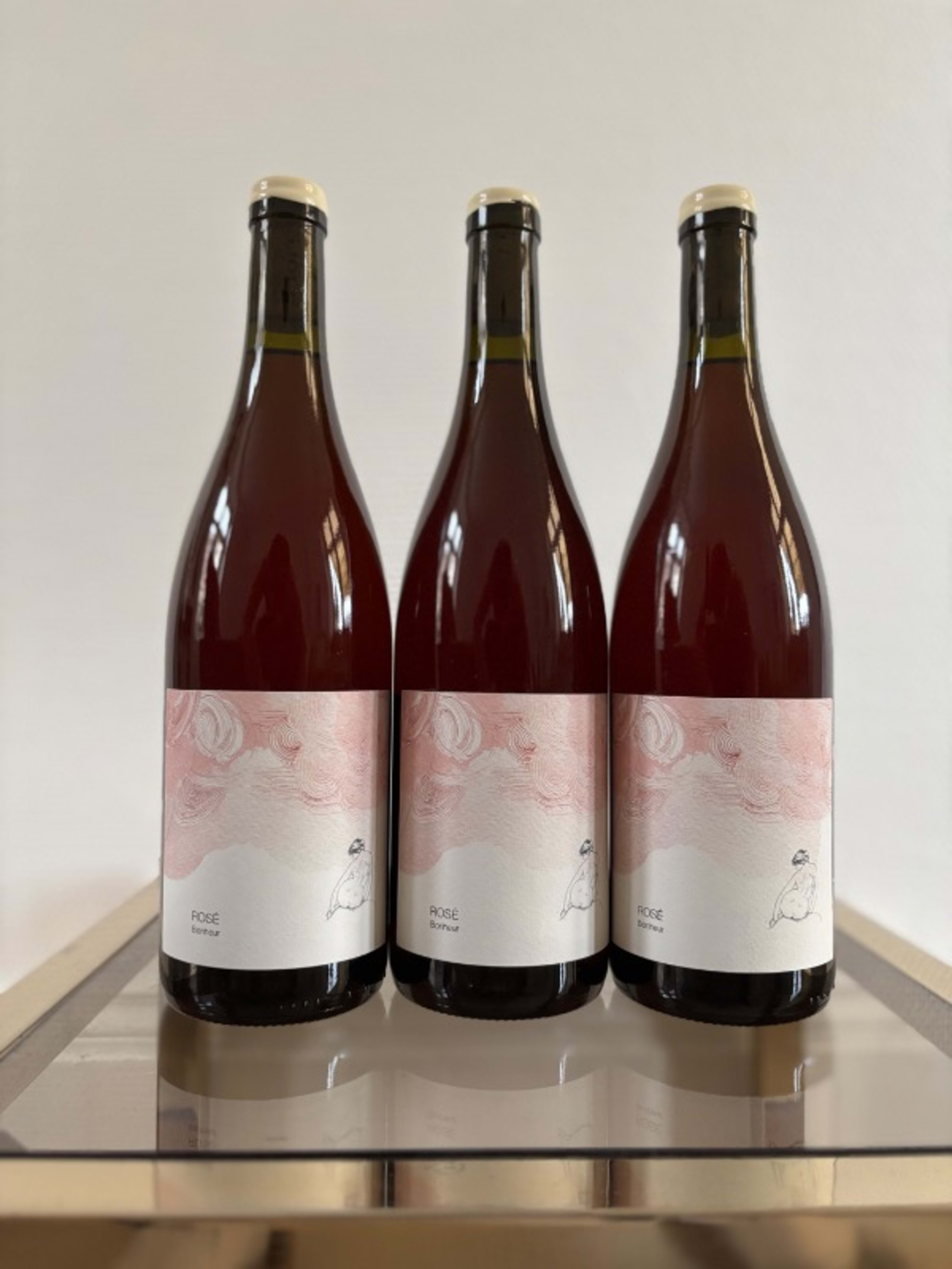 3 x Bourgogne, Rosé Bonheur, Les Horées - Catharina Sadde, 2023