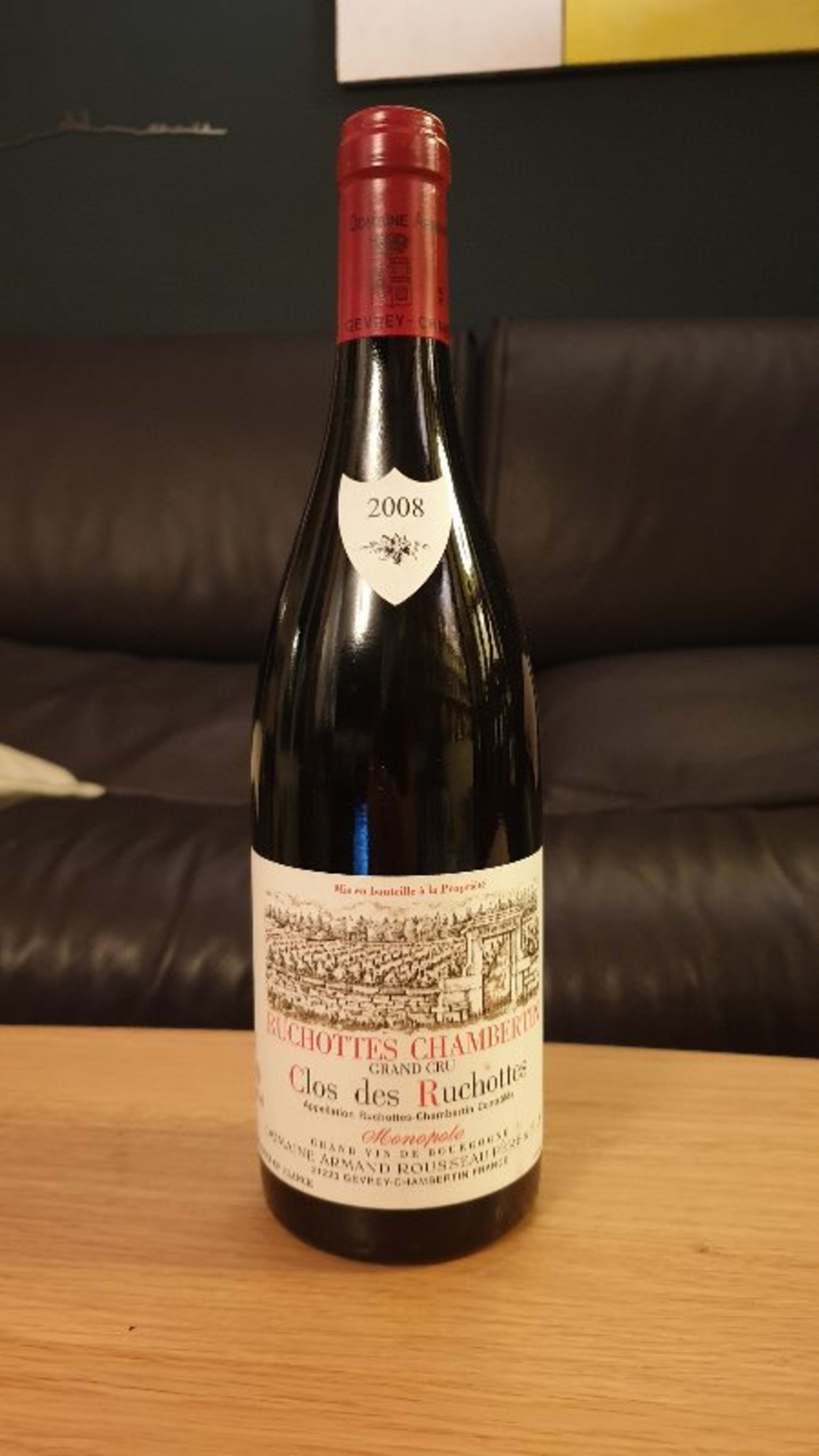 Ruchottes-Chambertin, Grand Cru Clos des Ruchottes, Dom. A. Rousseau, 2008