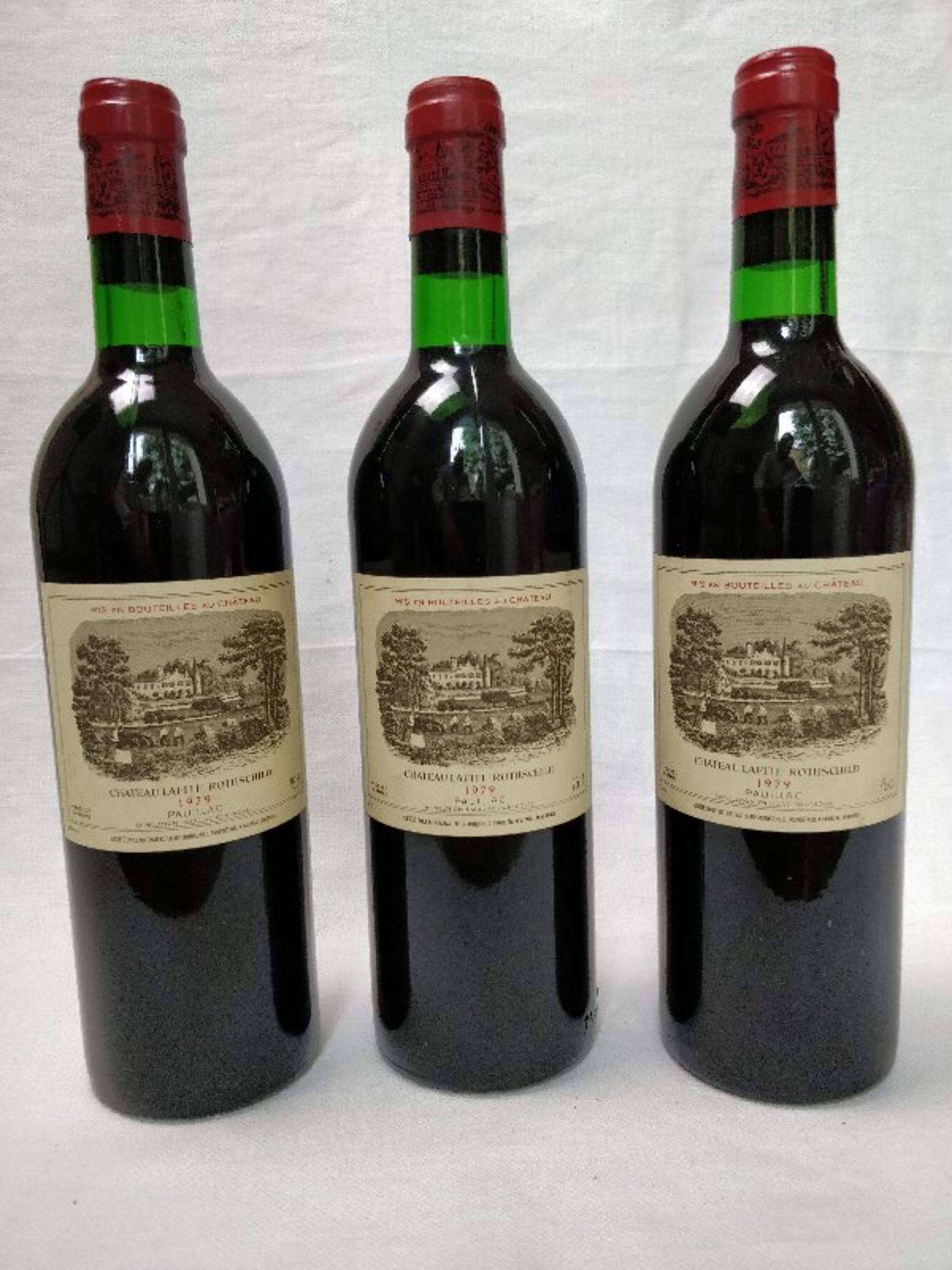 3 x Château Lafite Rothschild, Pauillac, 1979