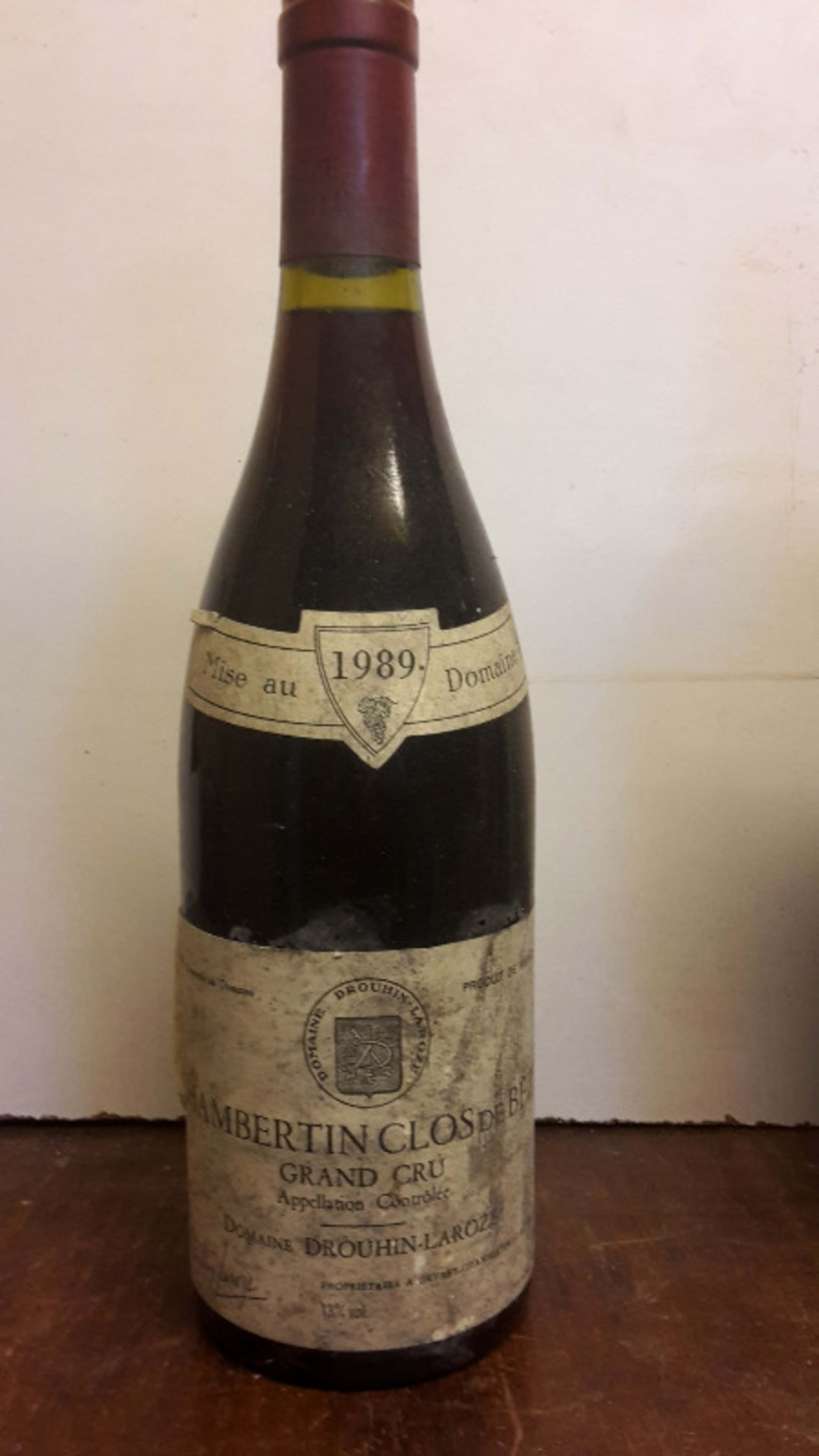 Chambertin - Clos de Bèze, Grand Cru, Domaine Drouhin-Laroze, 1989