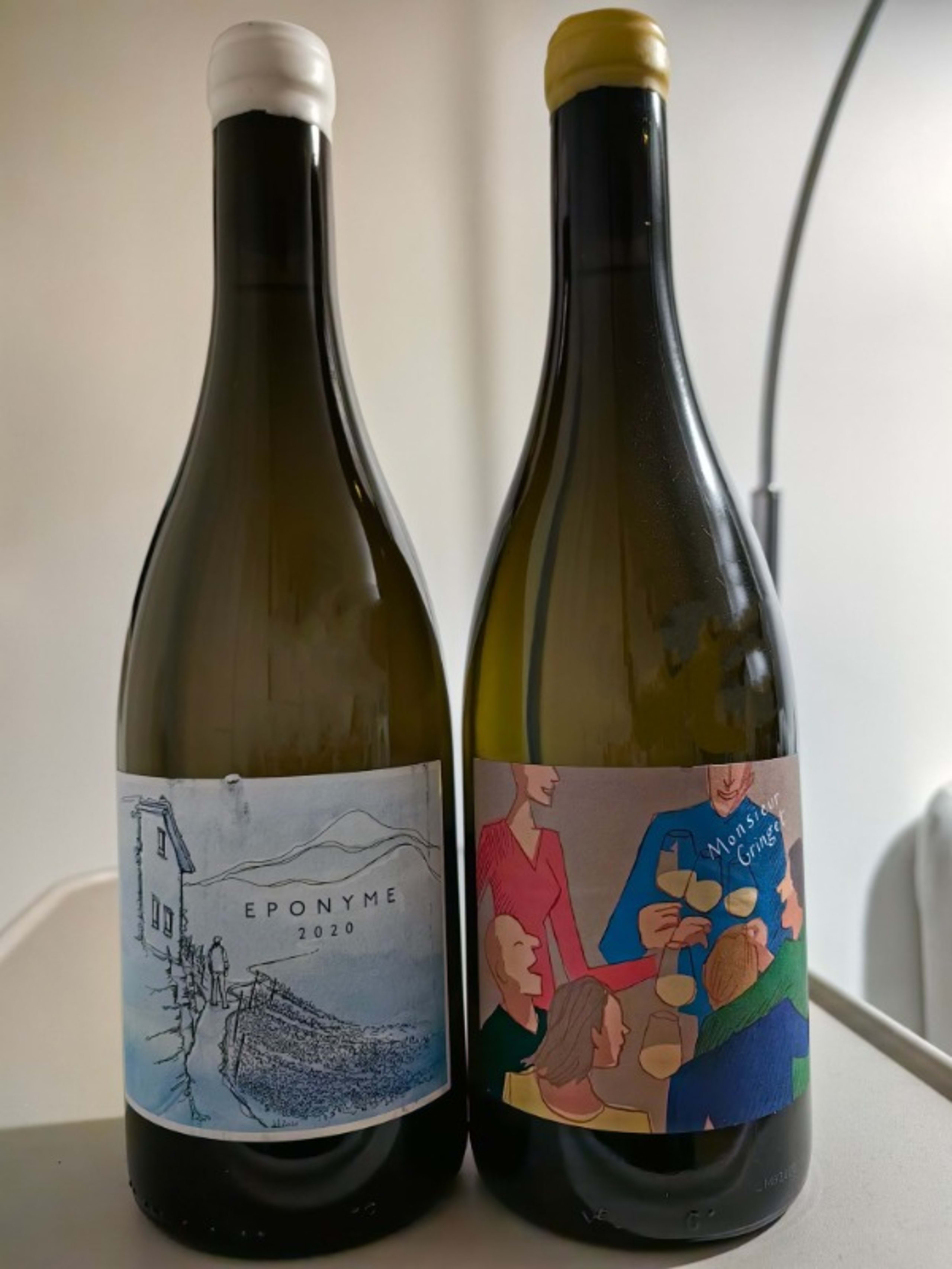 2 x Eponyme / Monsieur Gringet, Dominique Belluard, Vin-de-Savoie, 2020