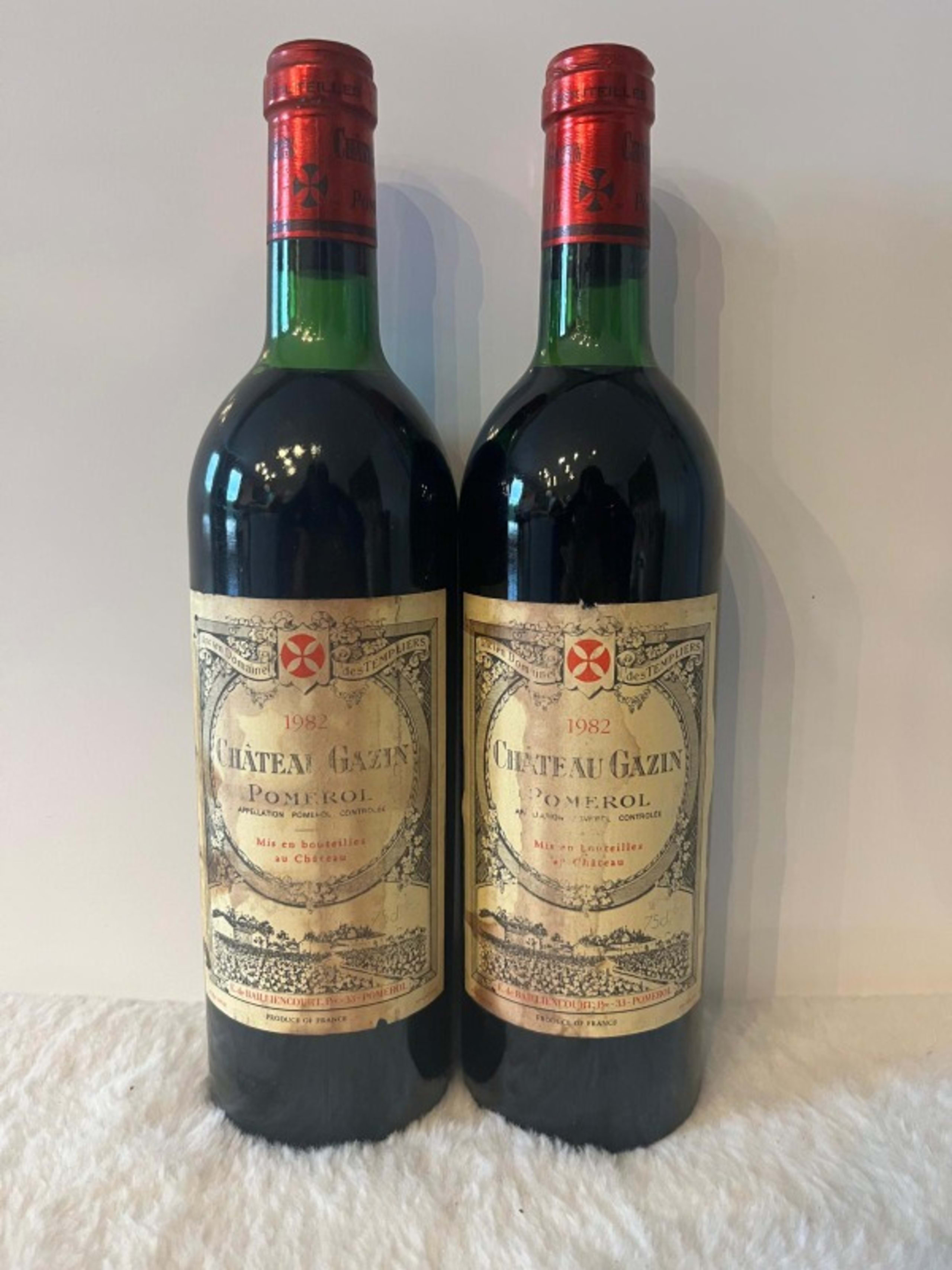 2 x Château Gazin, Pomerol, 1982