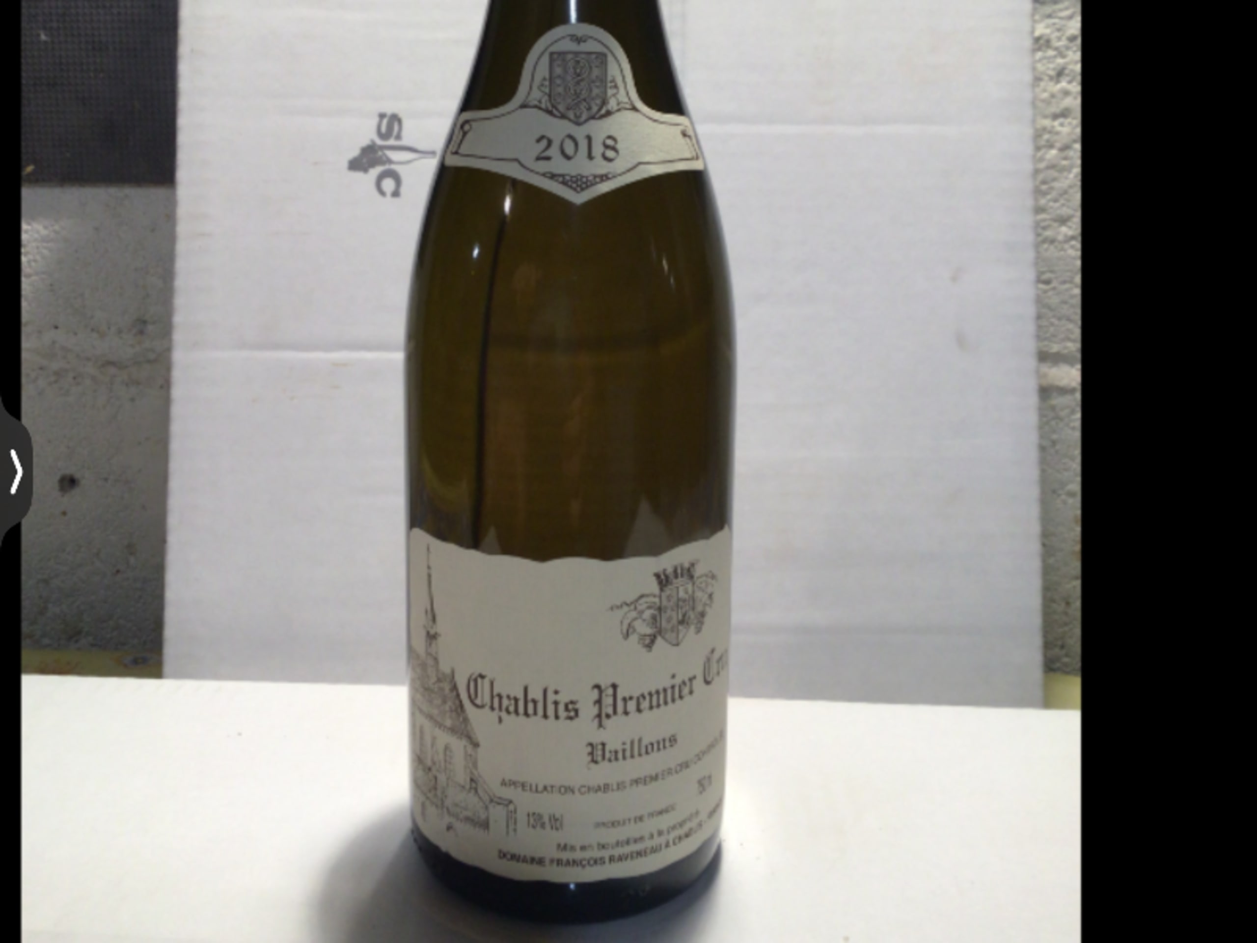 Chablis Premier Cru, Vaillon, François Raveneau, 2018