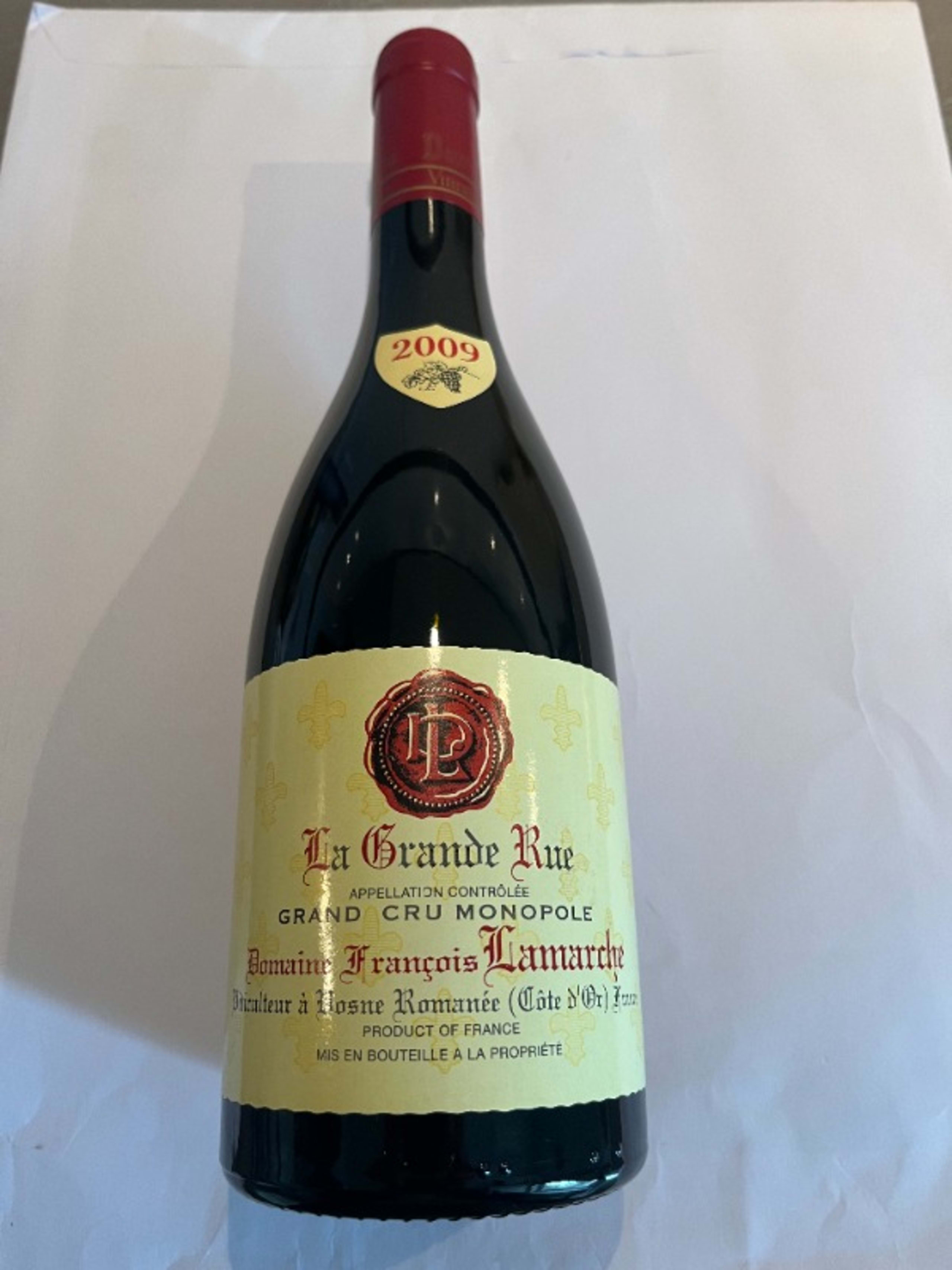 Vosne-Romanée, La Grande Rue - Grand cru/Monopole, Domaine Lamarche, 2009