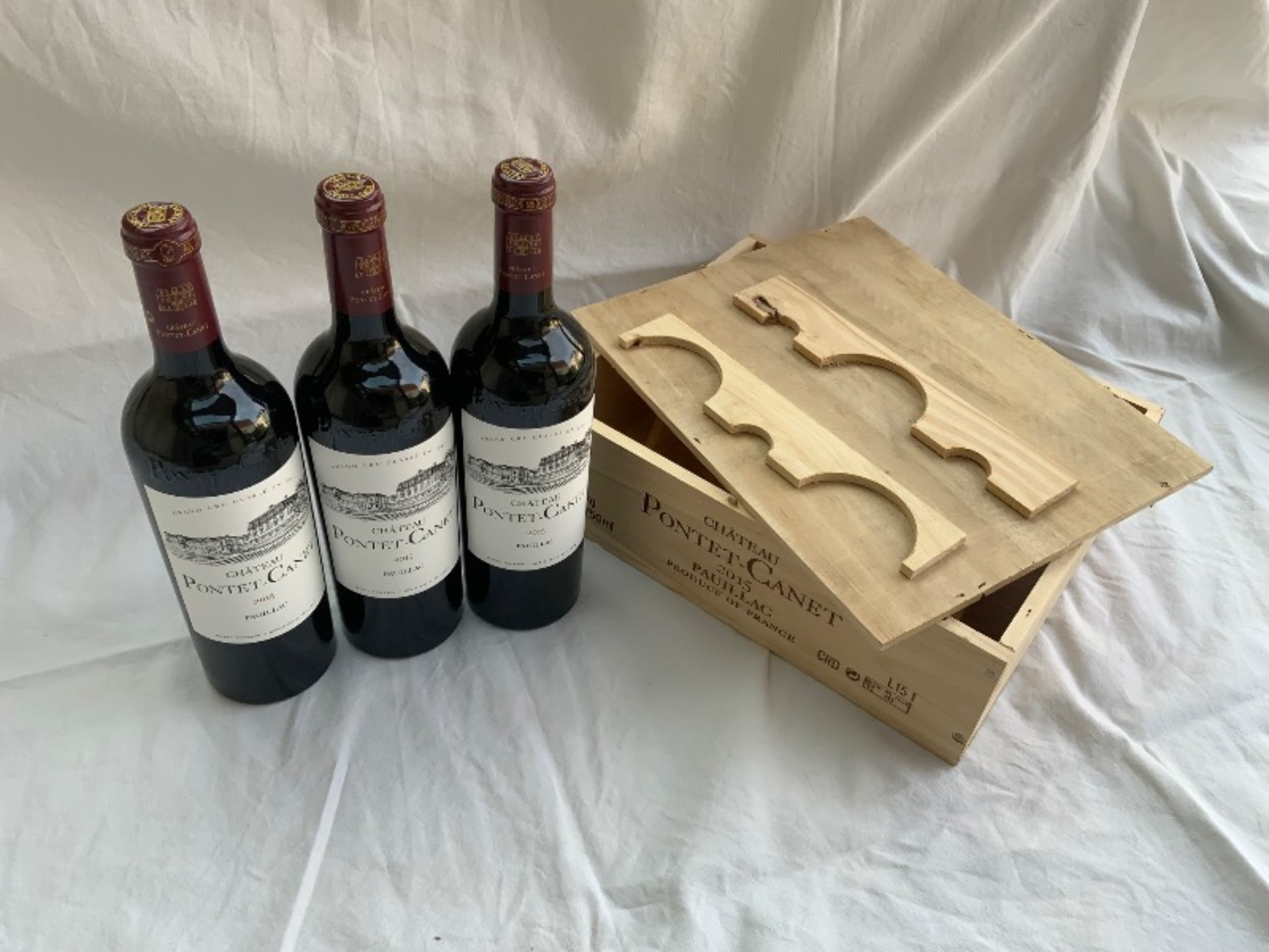 3 x Château Pontet Canet, Pauillac, 2015