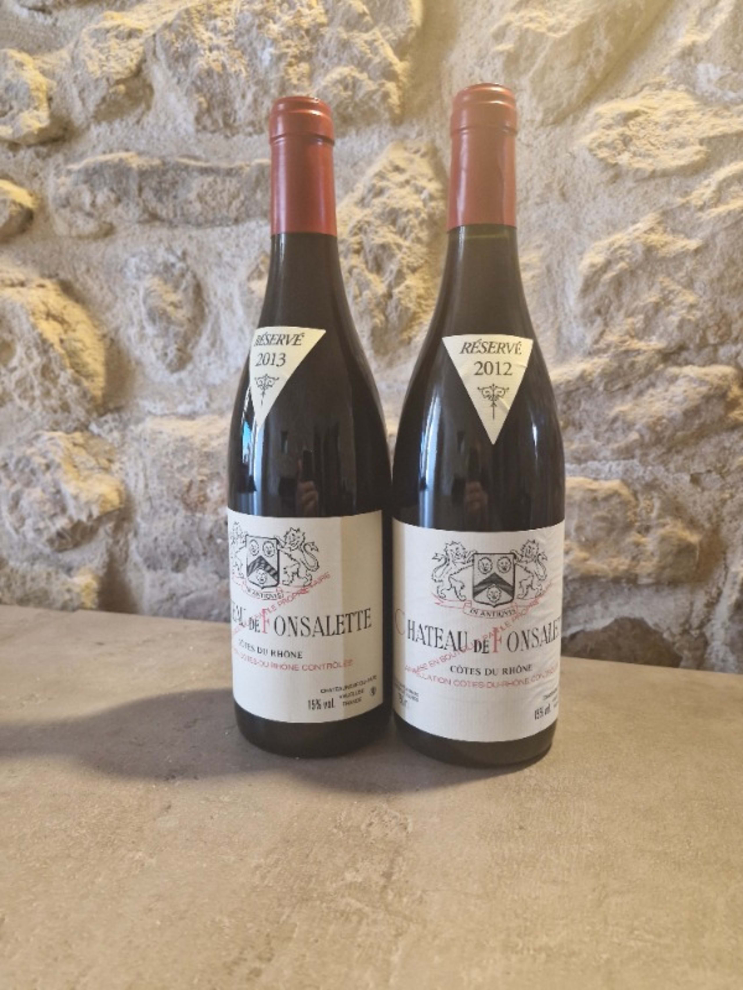 2 x Côtes-du-Rhône, Château de Fonsalette