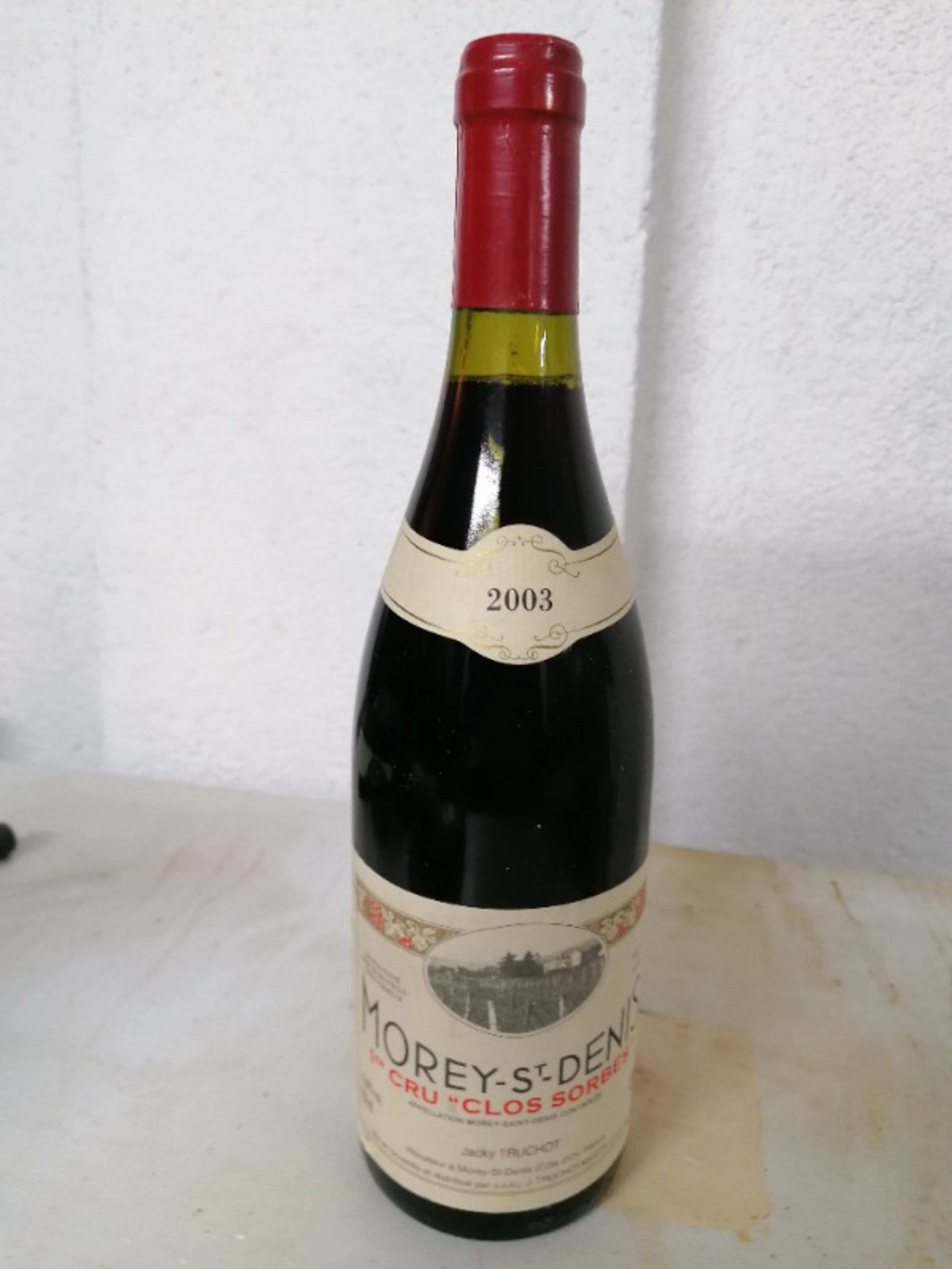 Morey-Saint-Denis, 1 er cru,  Clos Sorbés, Jacky Truchot, 2003