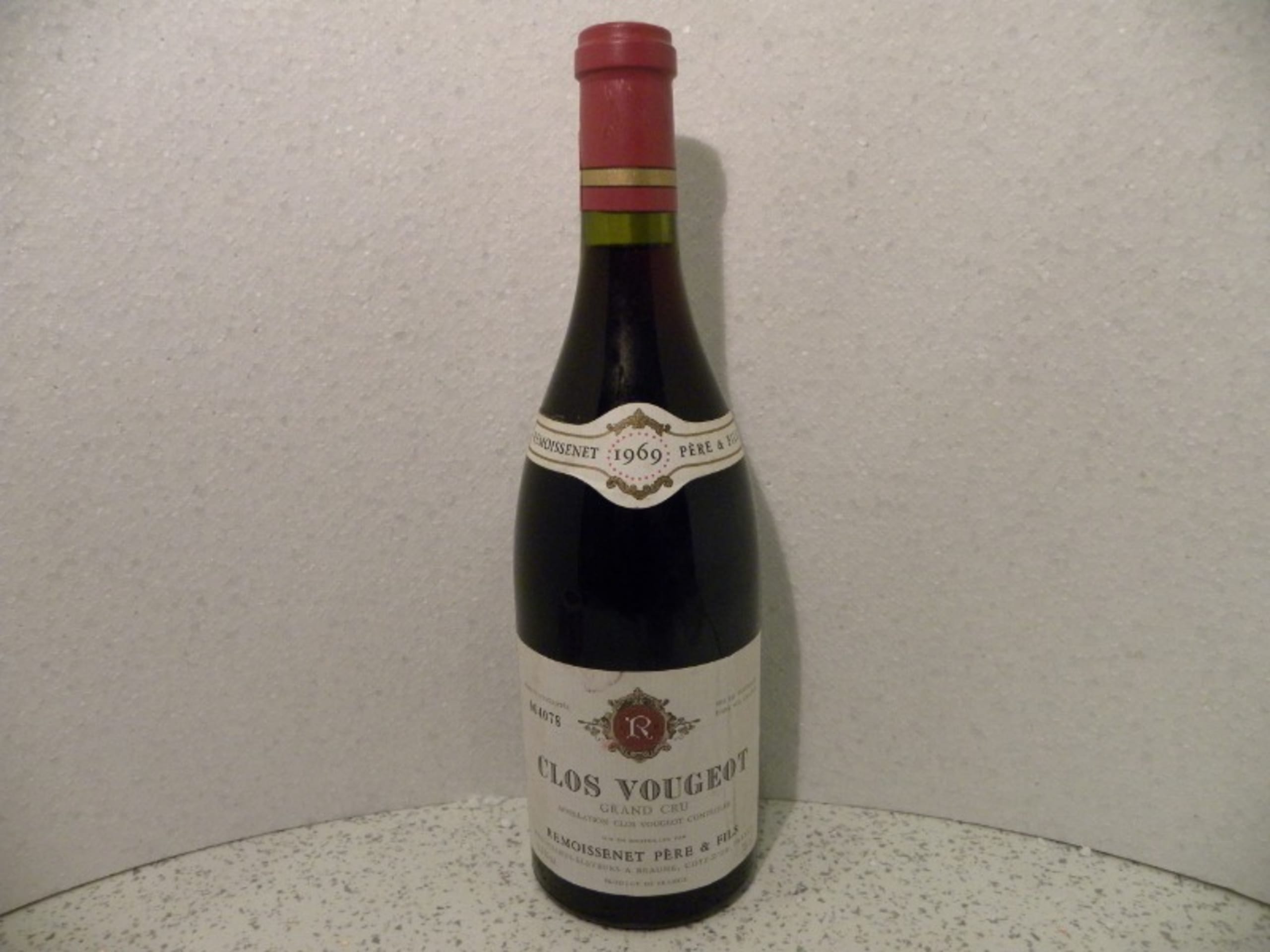 Clos de Vougeot, GRAND CRU, REMOISSENET, 1969