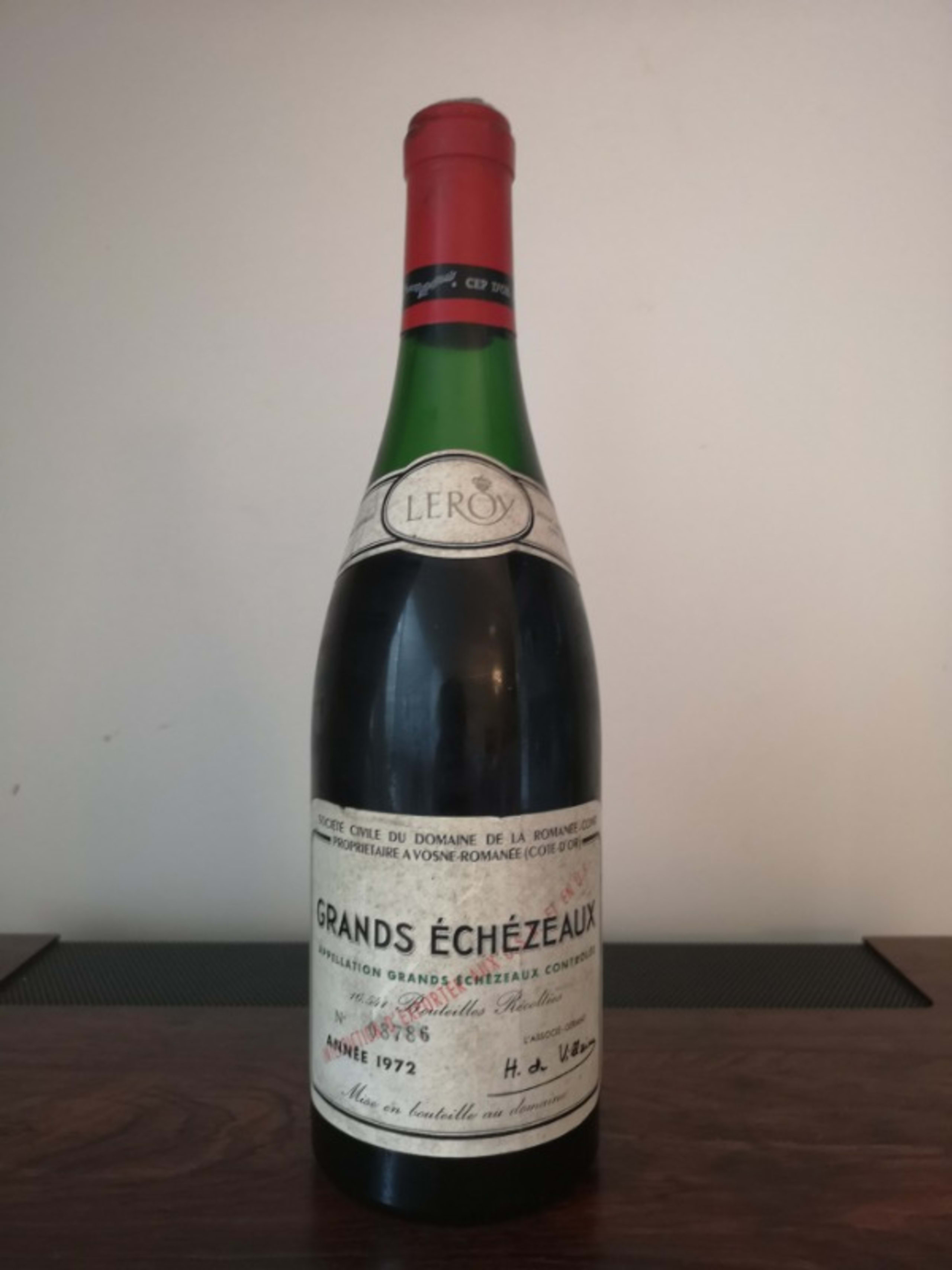 Grands-Echézeaux, Domaine de la Romanée Conti, 1972